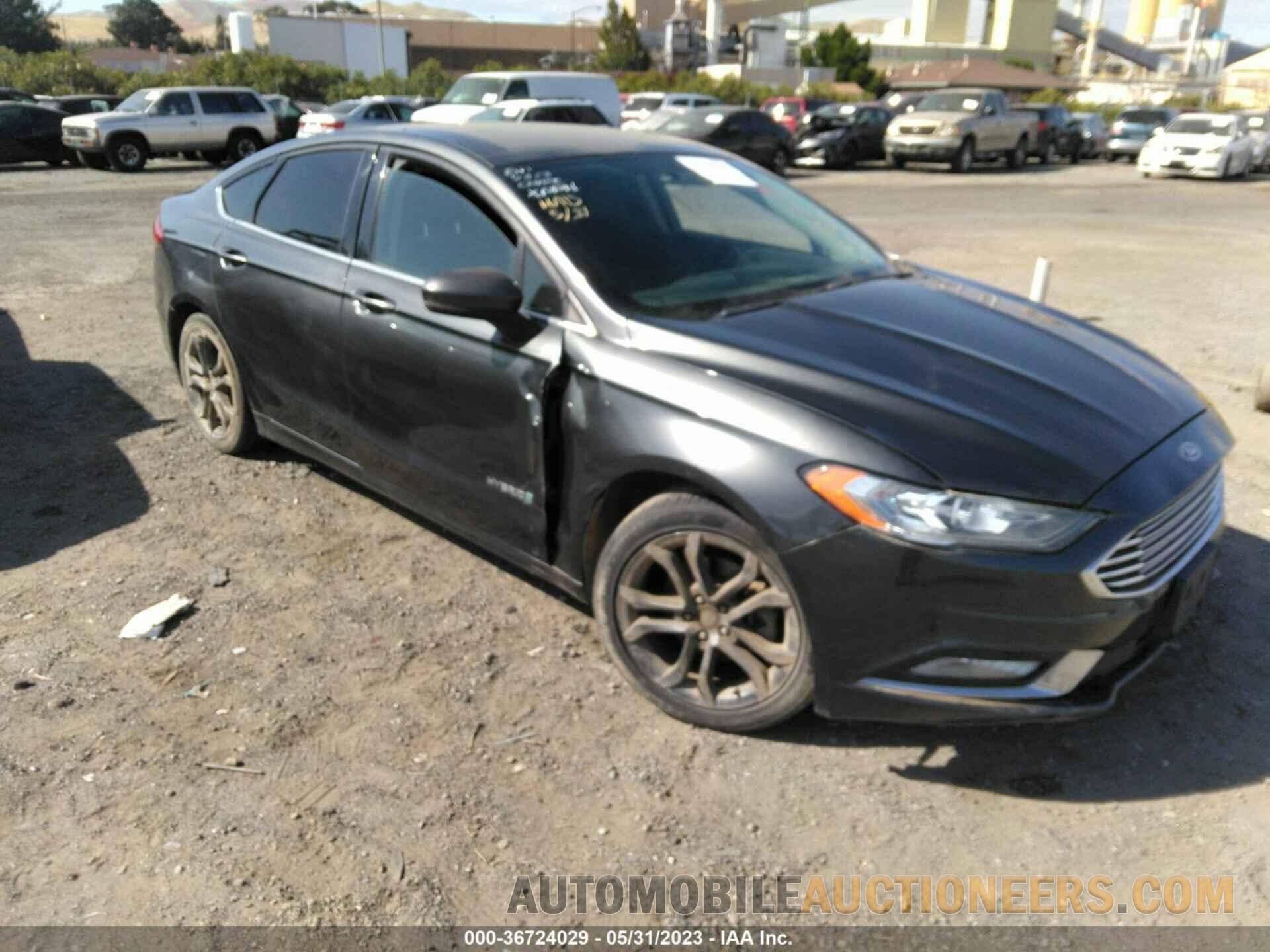 3FA6P0LU6JR197400 FORD FUSION HYBRID 2018