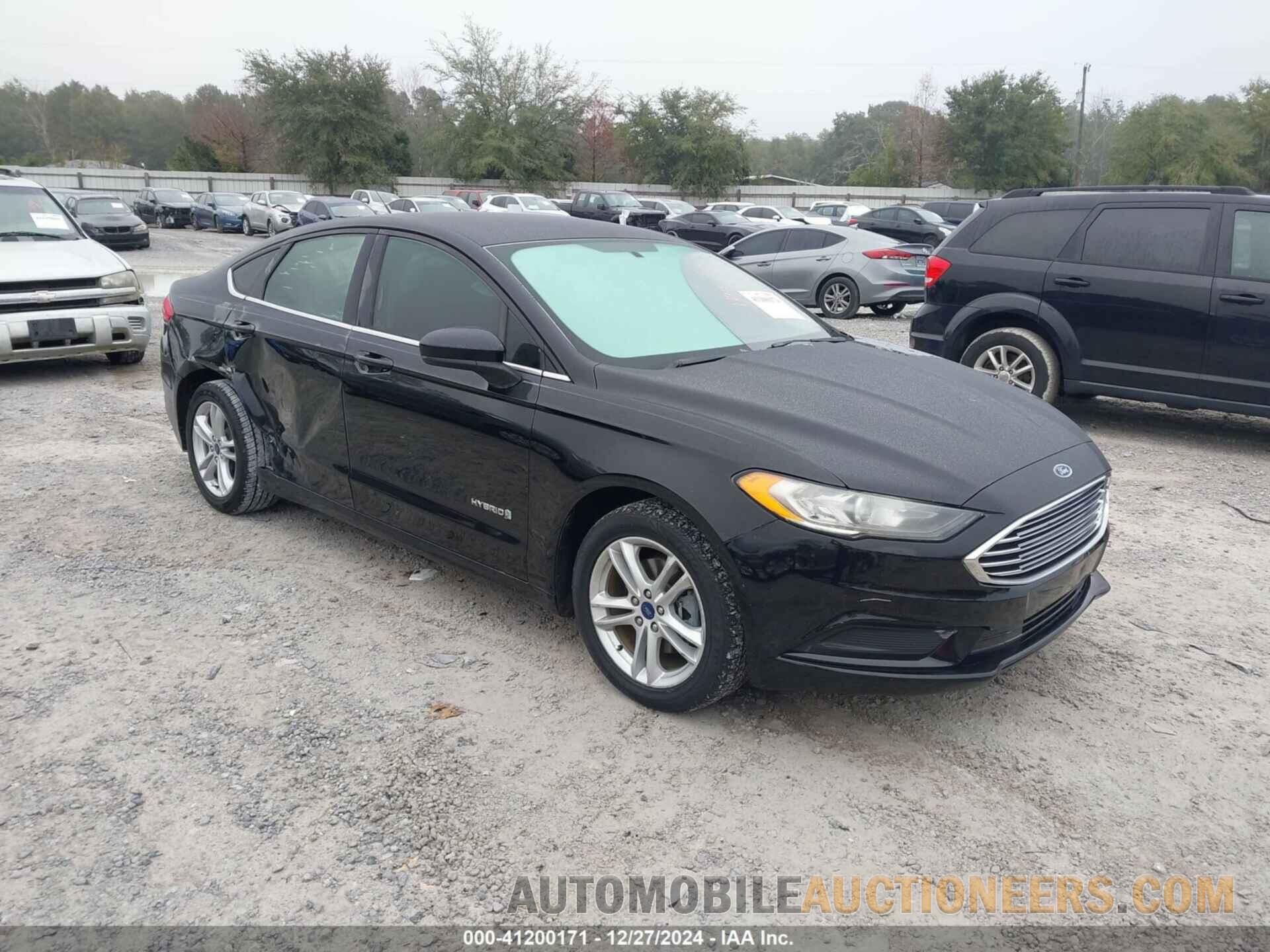 3FA6P0LU6JR216852 FORD FUSION HYBRID 2018