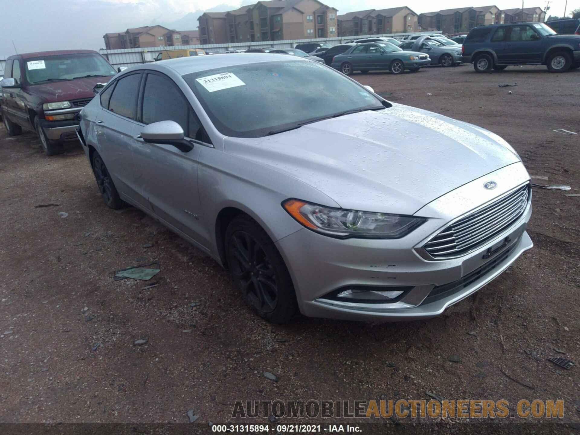 3FA6P0LU6JR241850 FORD FUSION HYBRID 2018