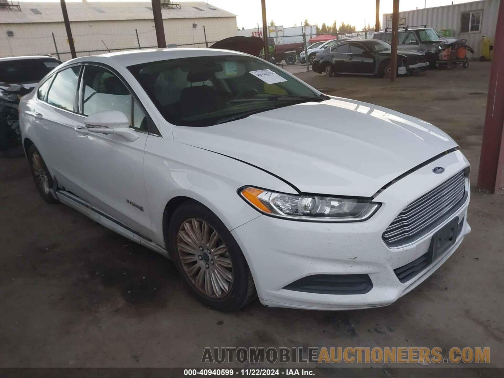 3FA6P0LU7GR283291 FORD FUSION HYBRID 2016