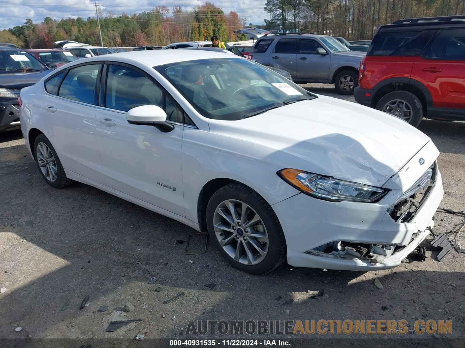 3FA6P0LU7HR344656 FORD FUSION HYBRID 2017