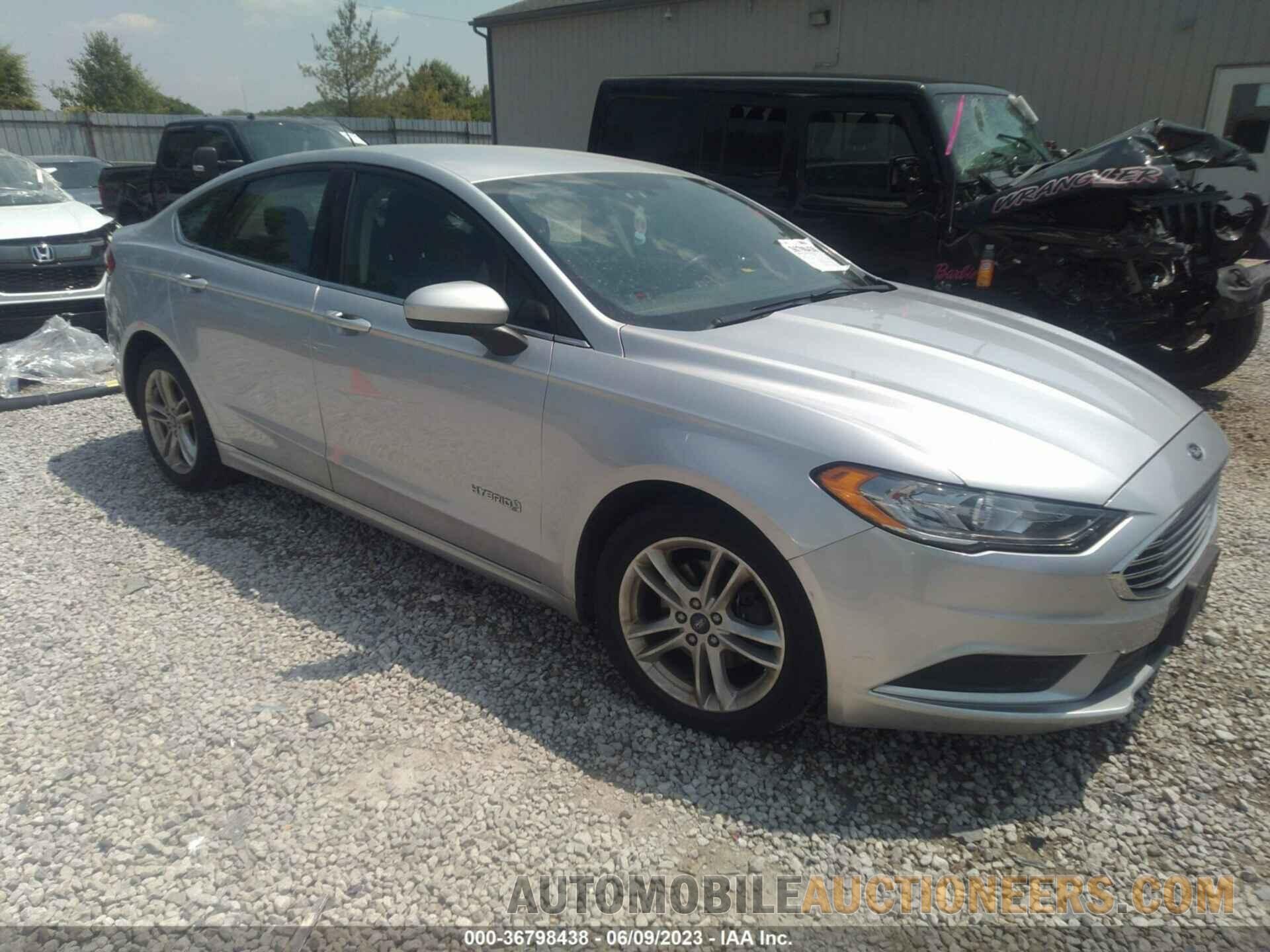 3FA6P0LU7JR116470 FORD FUSION HYBRID 2018