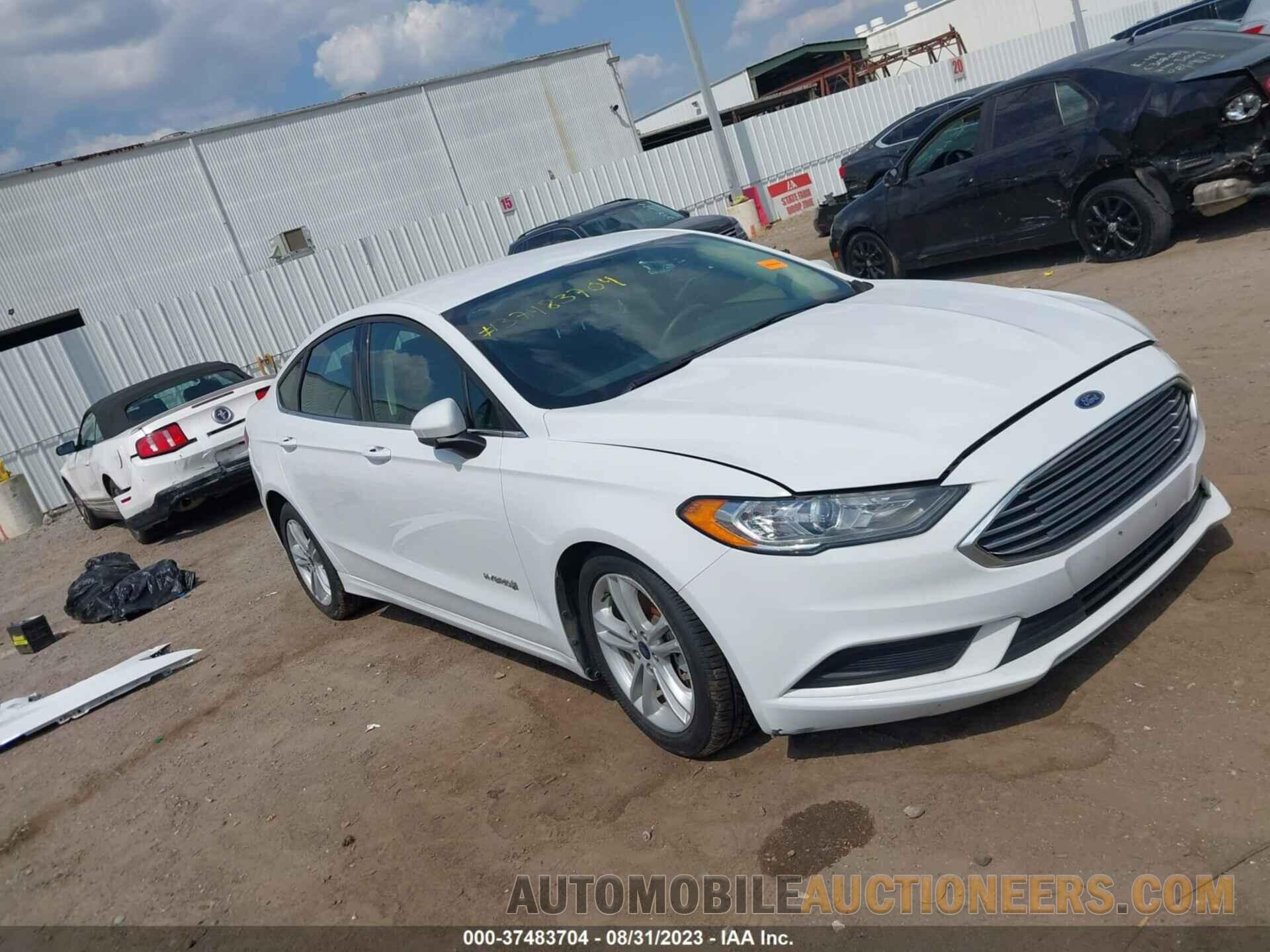 3FA6P0LU7JR117618 FORD FUSION HYBRID 2018