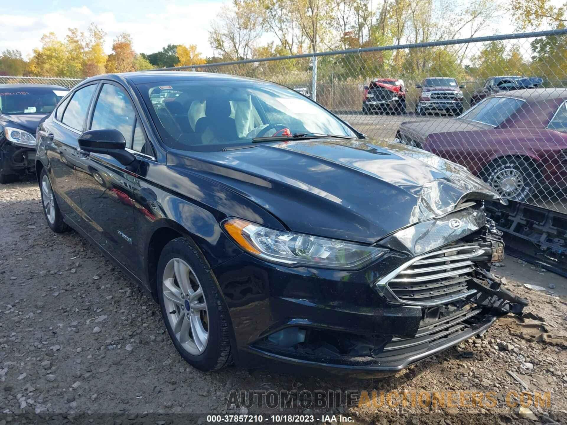 3FA6P0LU7JR138257 FORD FUSION HYBRID 2018