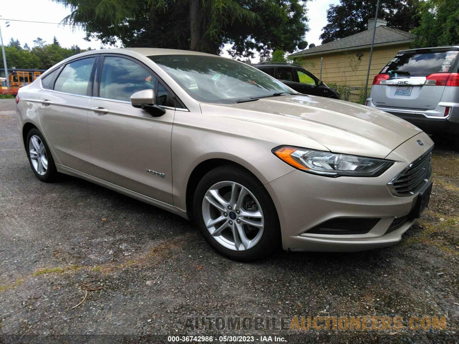 3FA6P0LU7JR152644 FORD FUSION HYBRID 2018