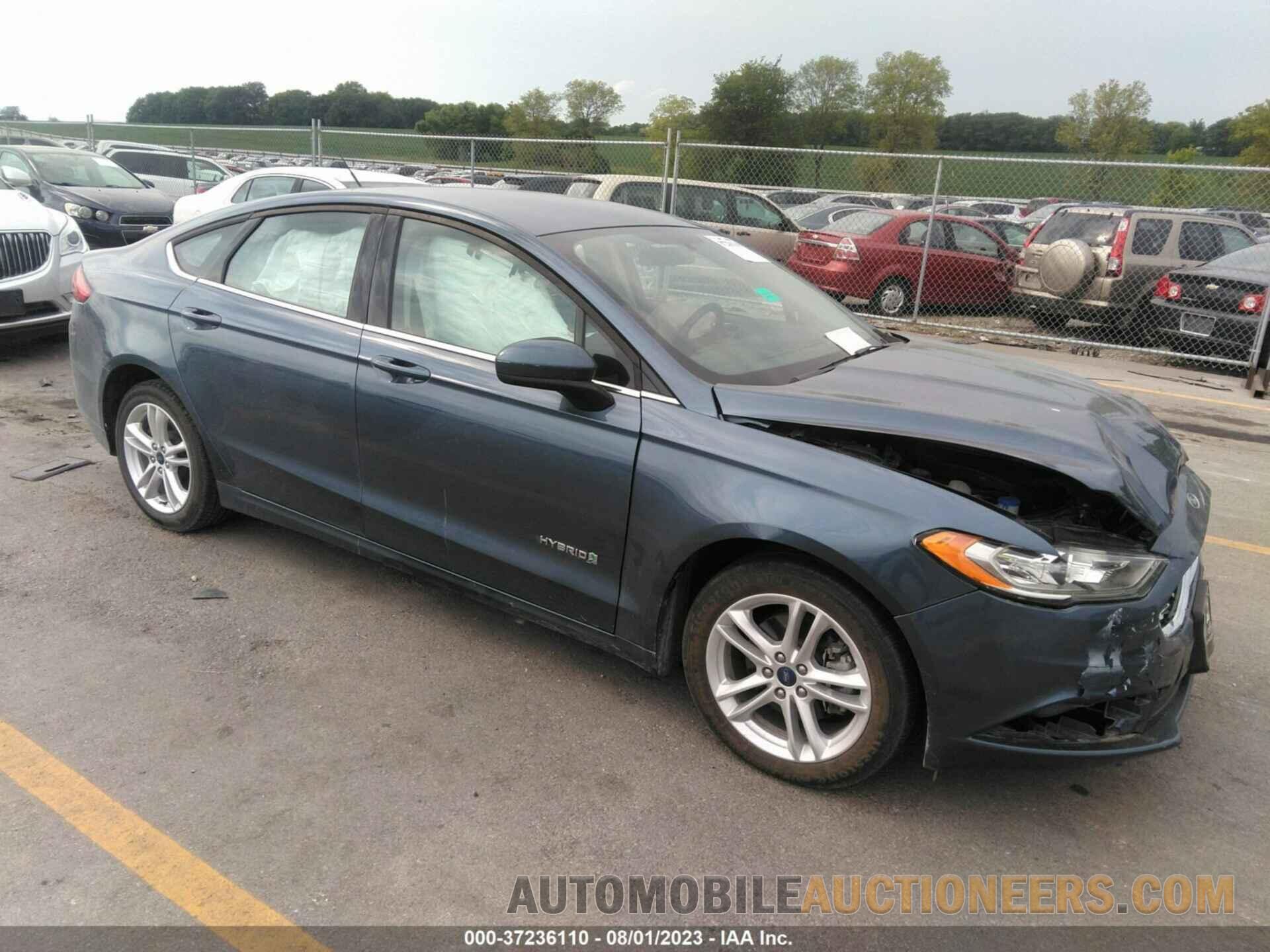 3FA6P0LU7JR167144 FORD FUSION HYBRID 2018