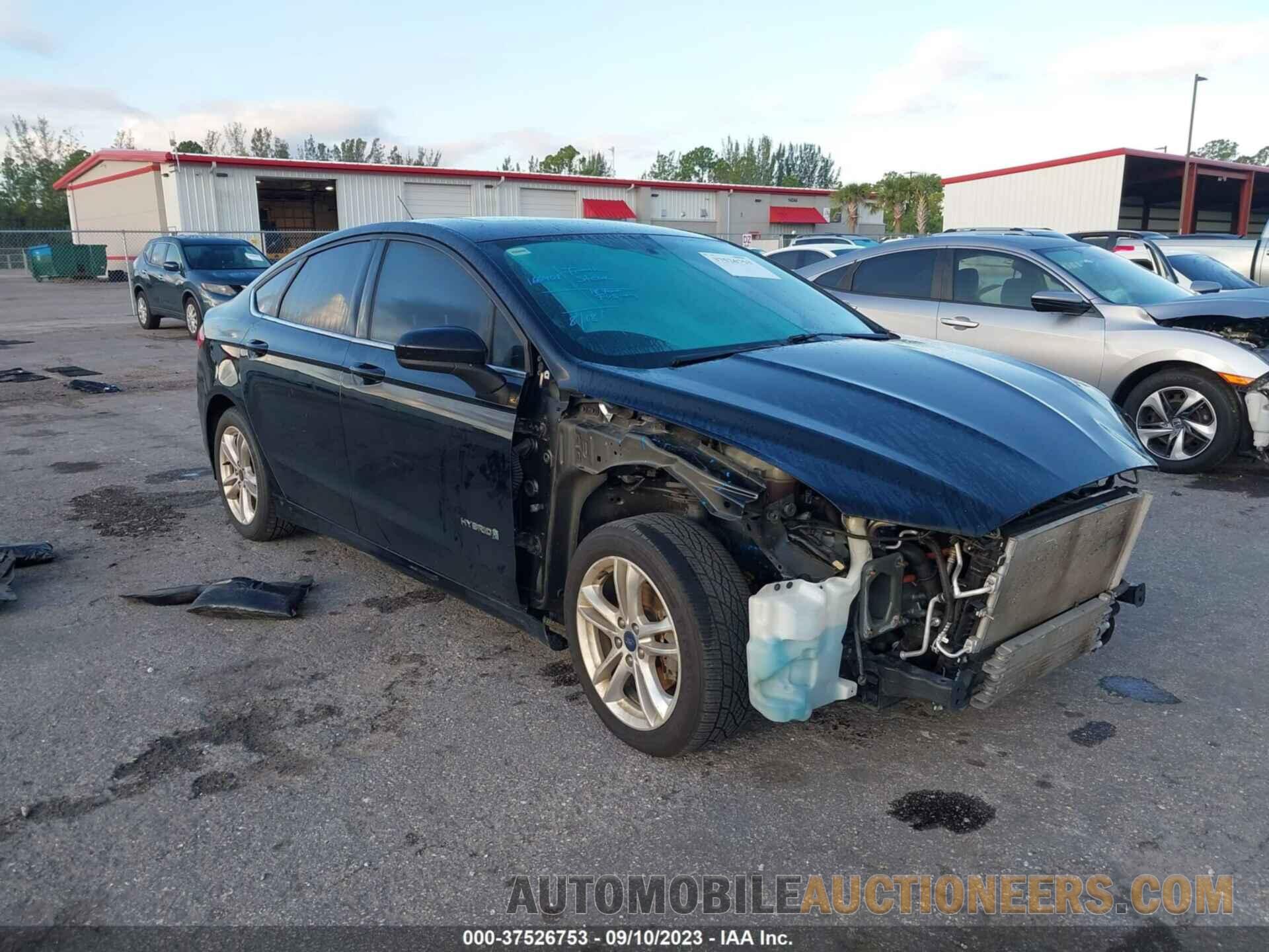 3FA6P0LU7JR206136 FORD FUSION HYBRID 2018