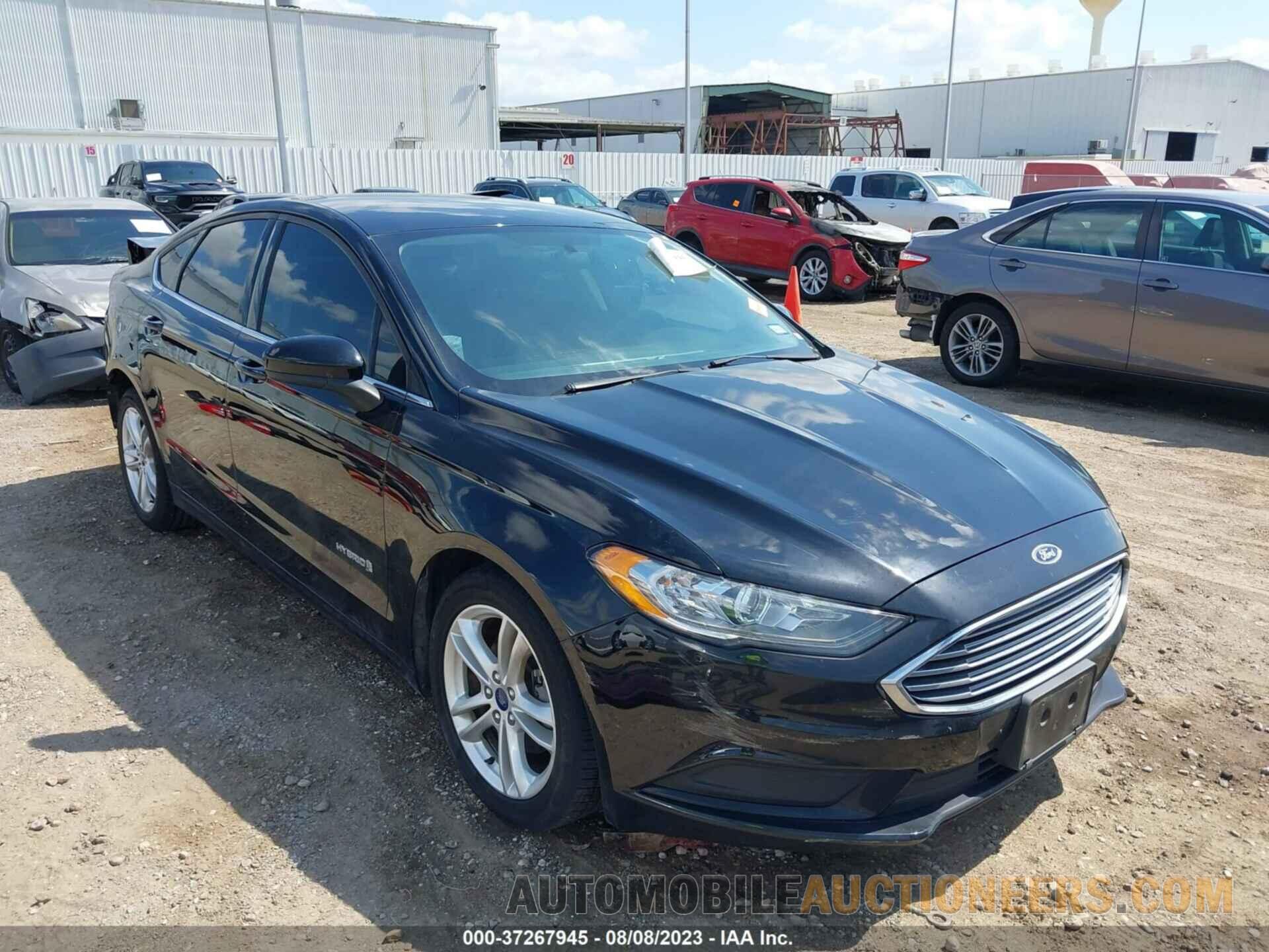 3FA6P0LU7JR247737 FORD FUSION HYBRID 2018