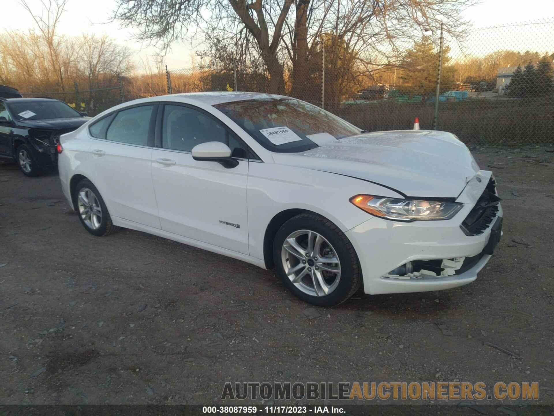 3FA6P0LU7JR268118 FORD FUSION HYBRID 2018