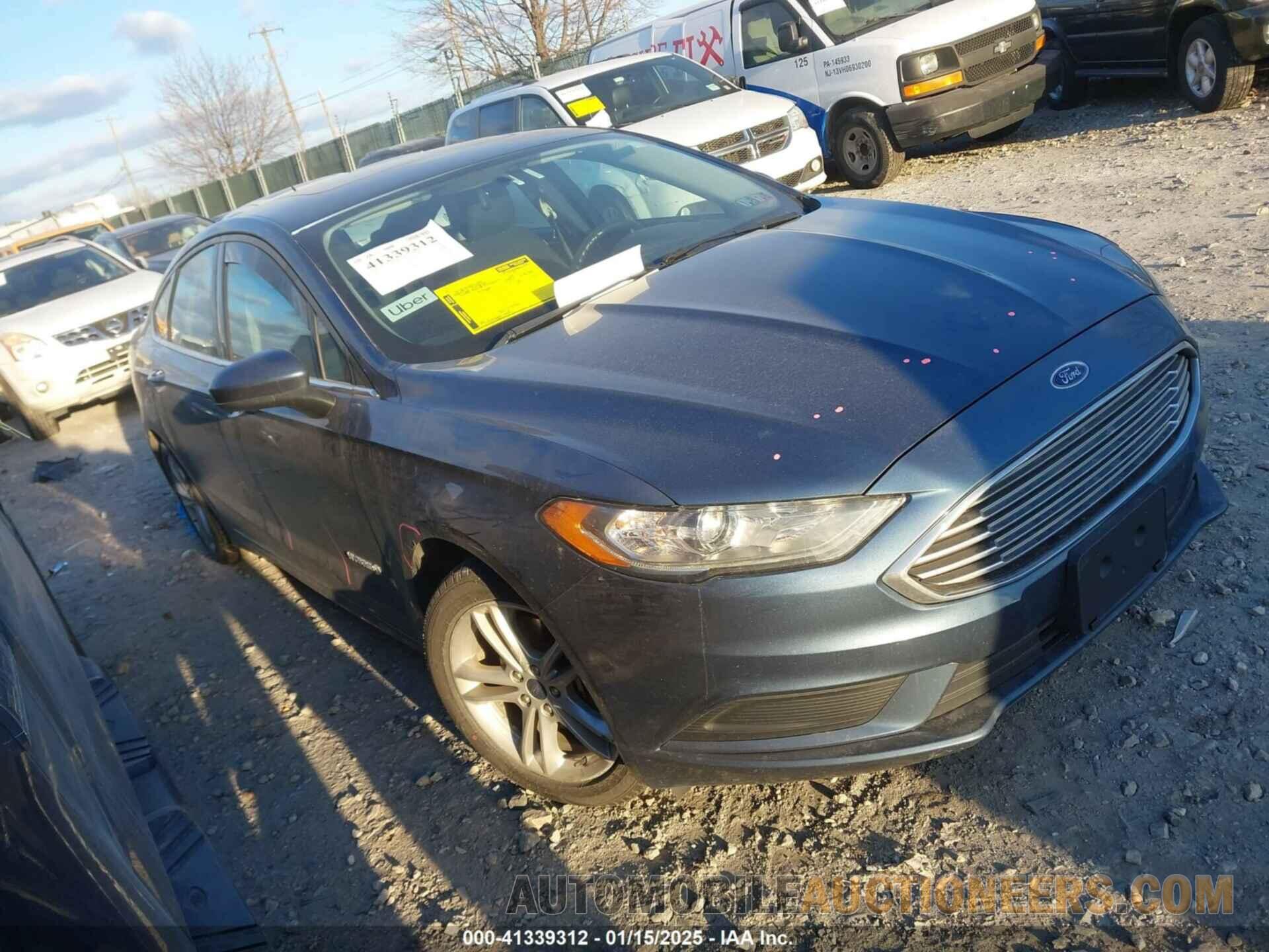 3FA6P0LU7JR269608 FORD FUSION HYBRID 2018