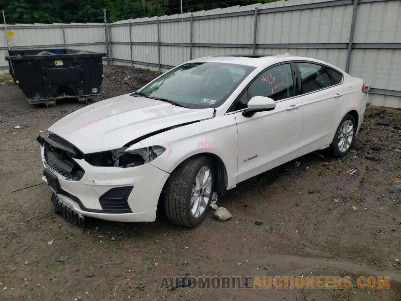 3FA6P0LU7KR157652 FORD FUSION 2019