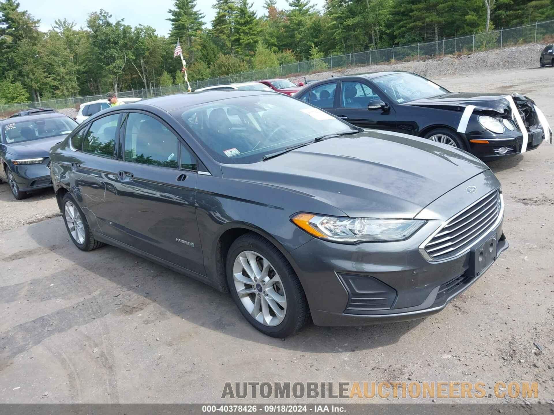 3FA6P0LU7KR191560 FORD FUSION HYBRID 2019