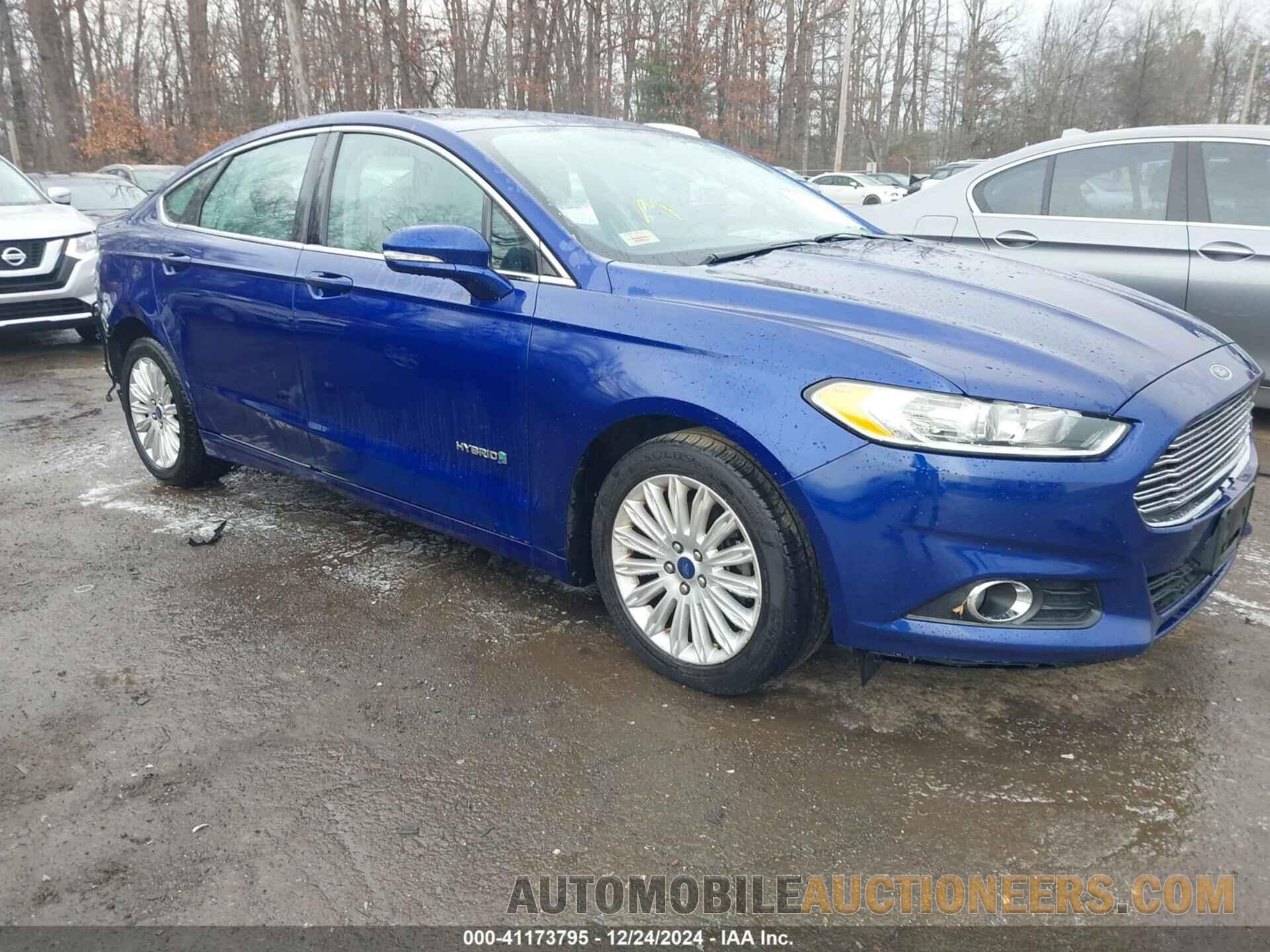 3FA6P0LU8DR382861 FORD FUSION HYBRID 2013