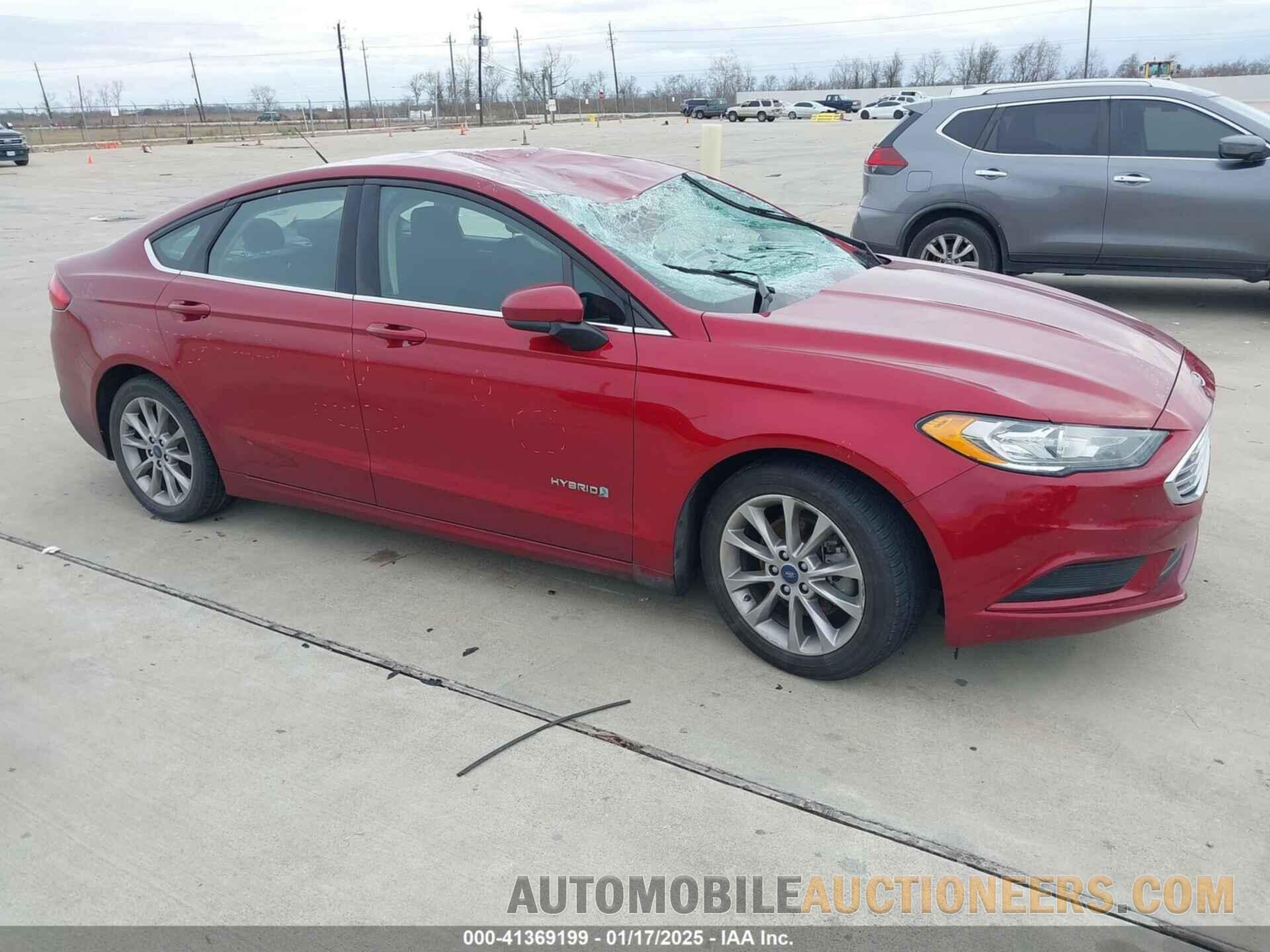 3FA6P0LU8HR386687 FORD FUSION HYBRID 2017