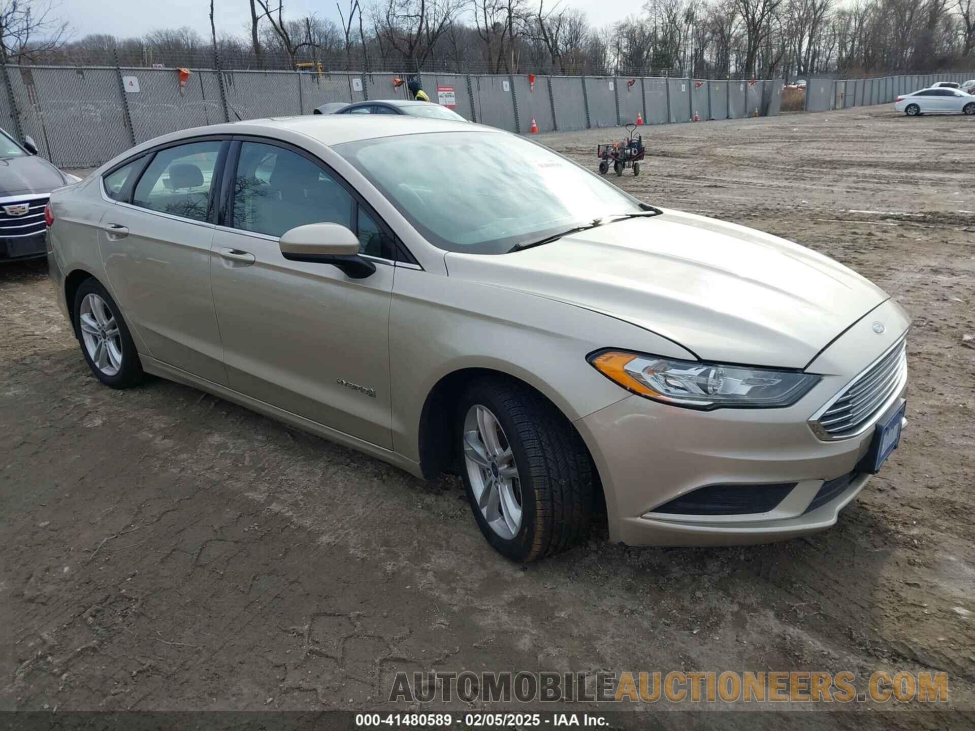 3FA6P0LU8JR137666 FORD FUSION HYBRID 2018