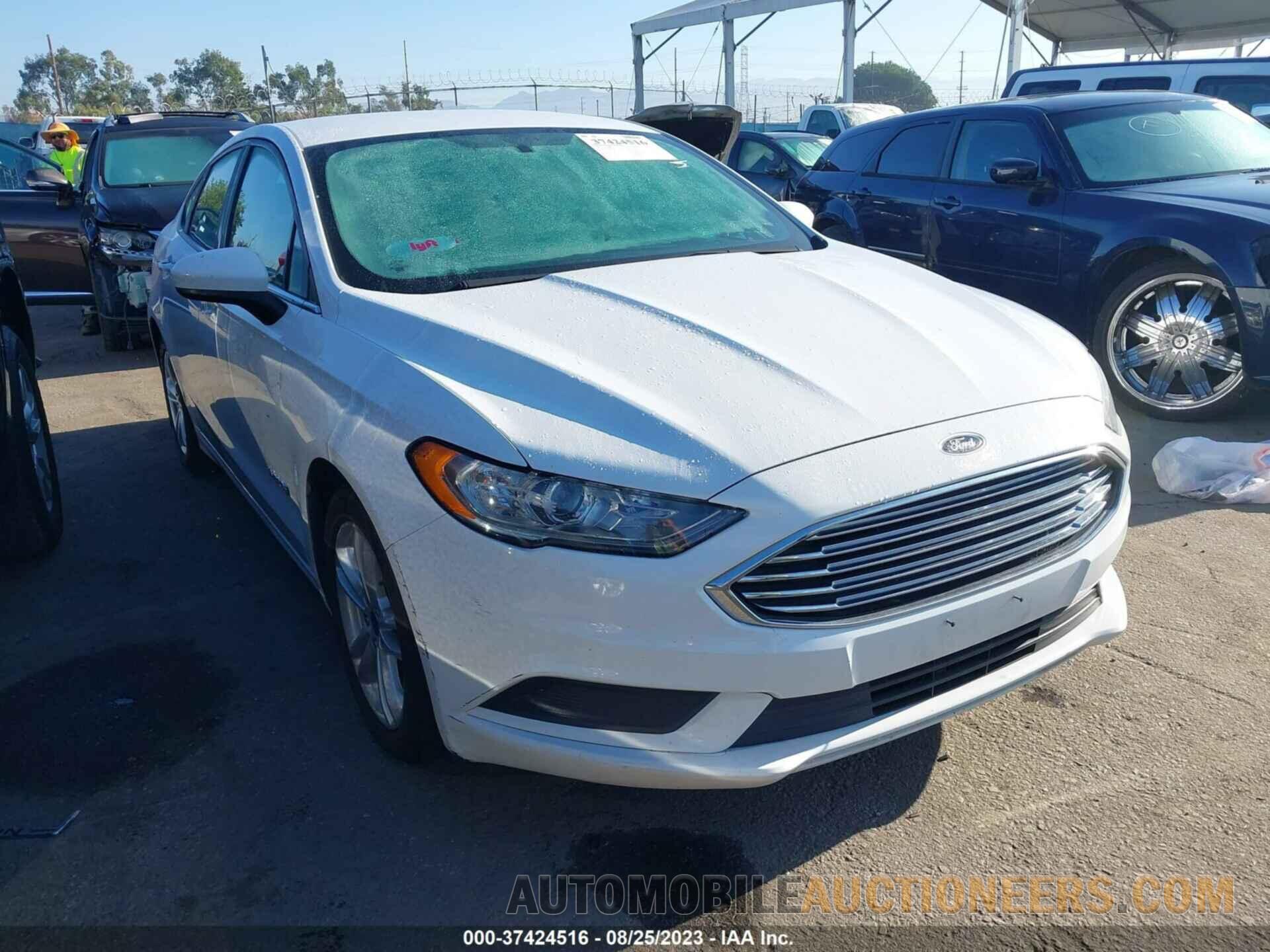 3FA6P0LU8JR139952 FORD FUSION HYBRID 2018