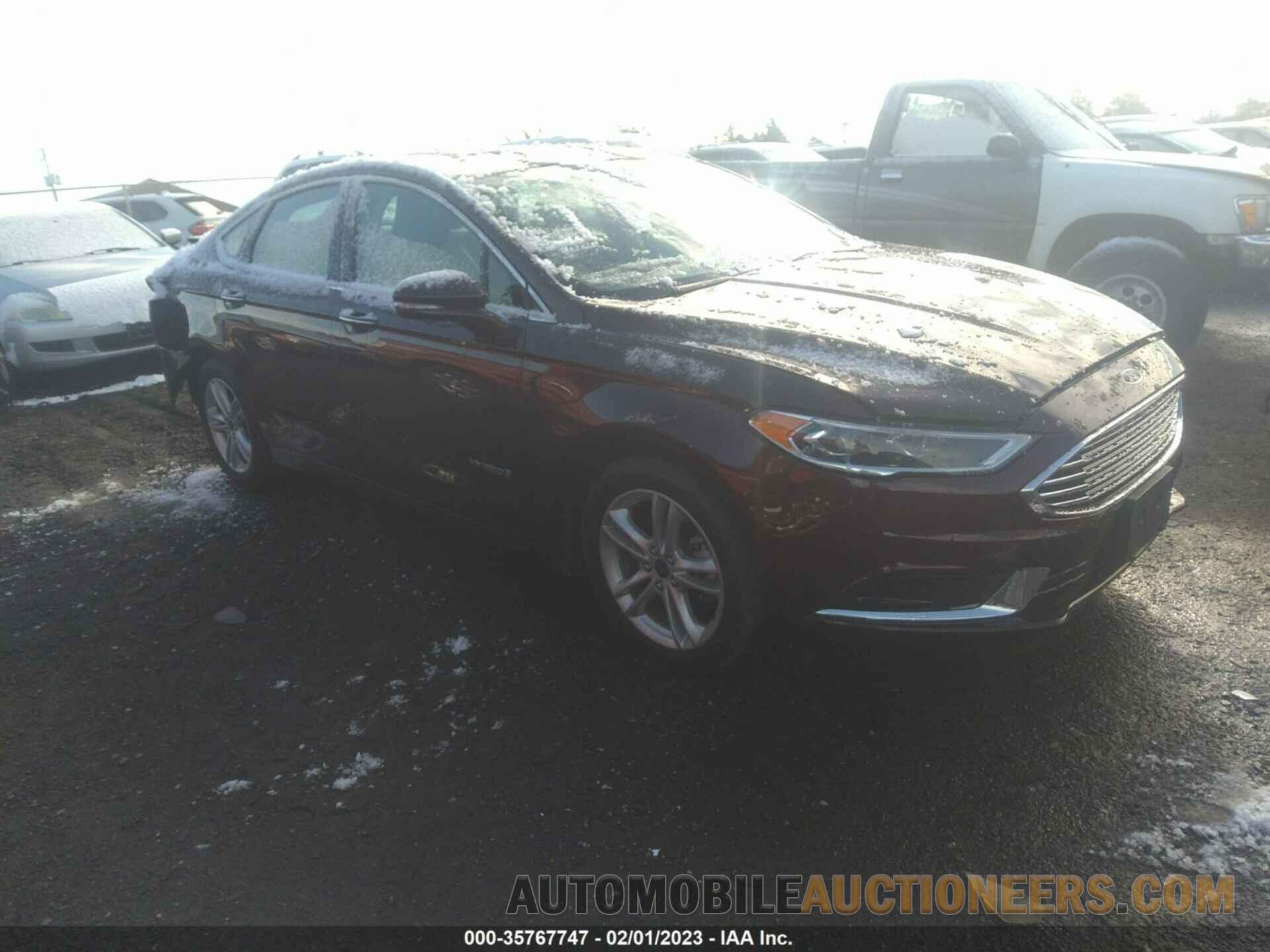 3FA6P0LU8JR148912 FORD FUSION HYBRID 2018