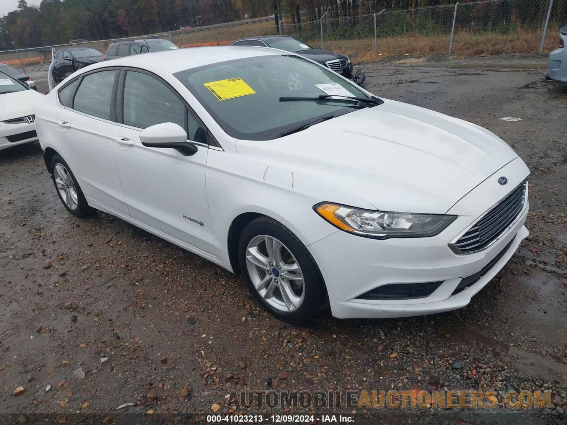 3FA6P0LU8JR206551 FORD FUSION HYBRID 2018