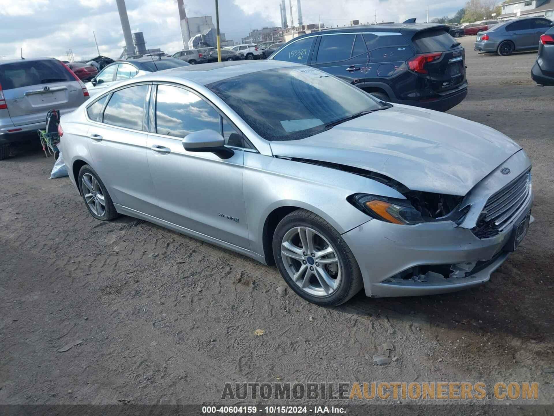 3FA6P0LU8JR219560 FORD FUSION HYBRID 2018