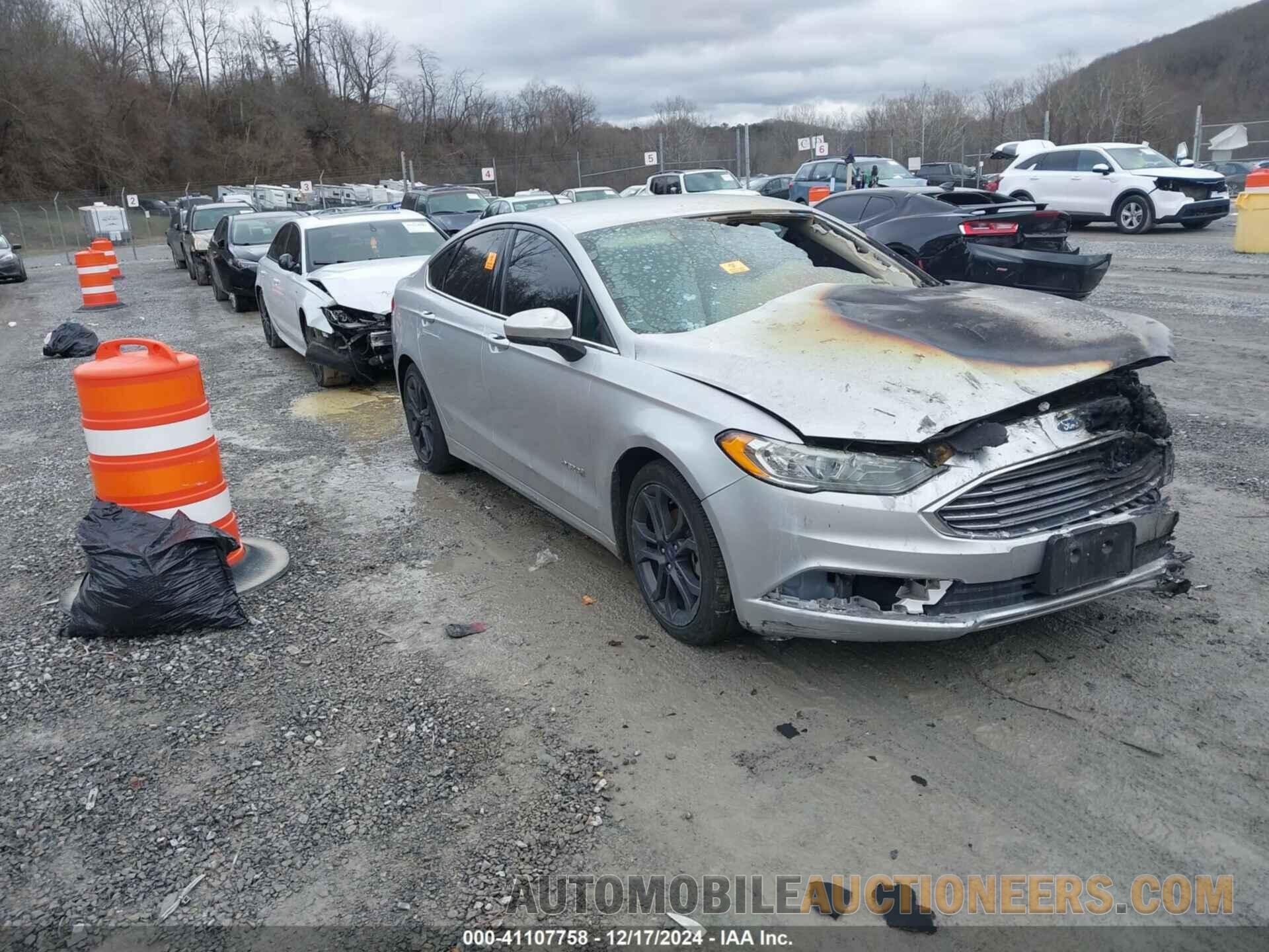 3FA6P0LU8JR234379 FORD FUSION HYBRID 2018