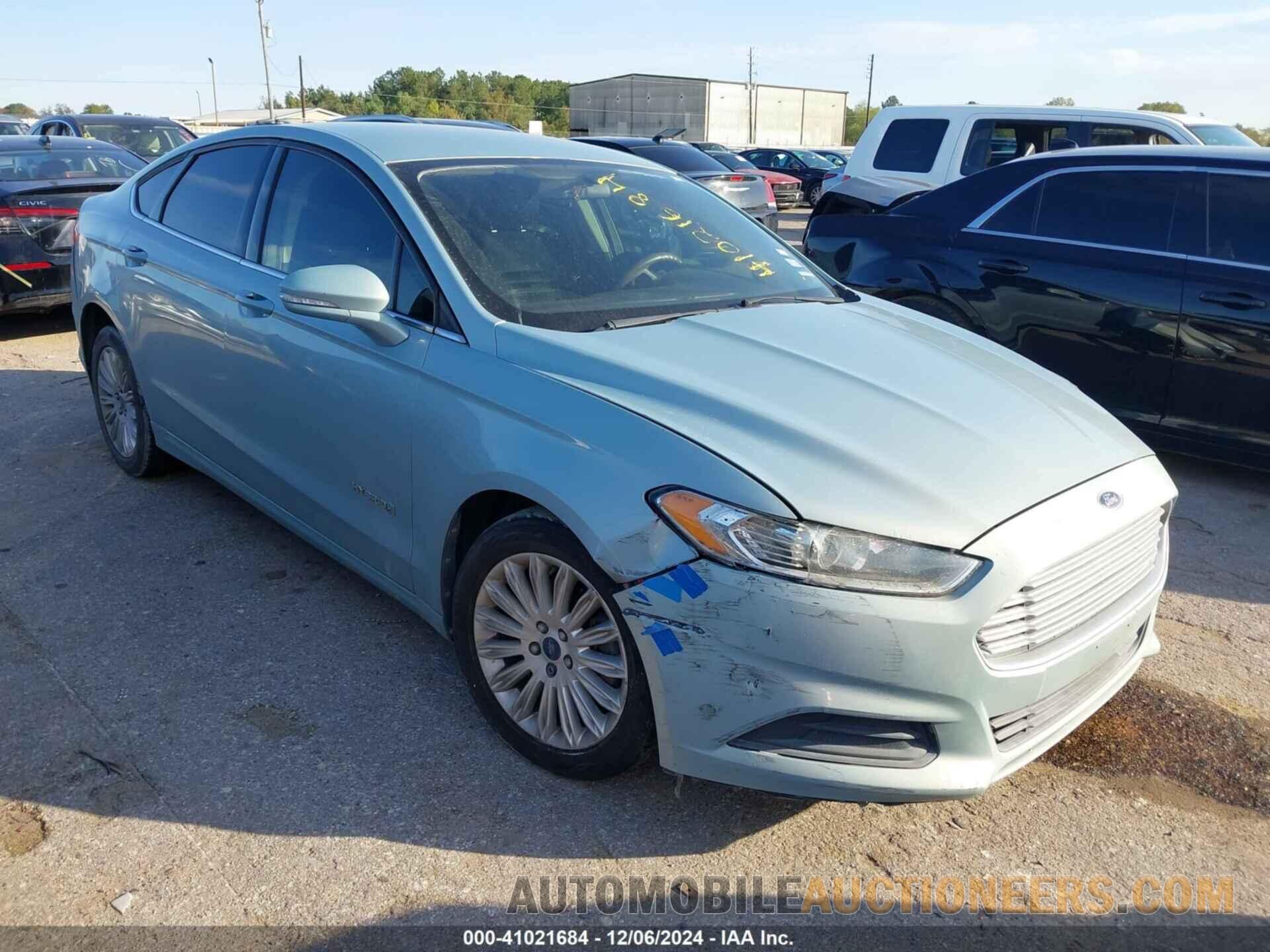 3FA6P0LU9DR221824 FORD FUSION HYBRID 2013