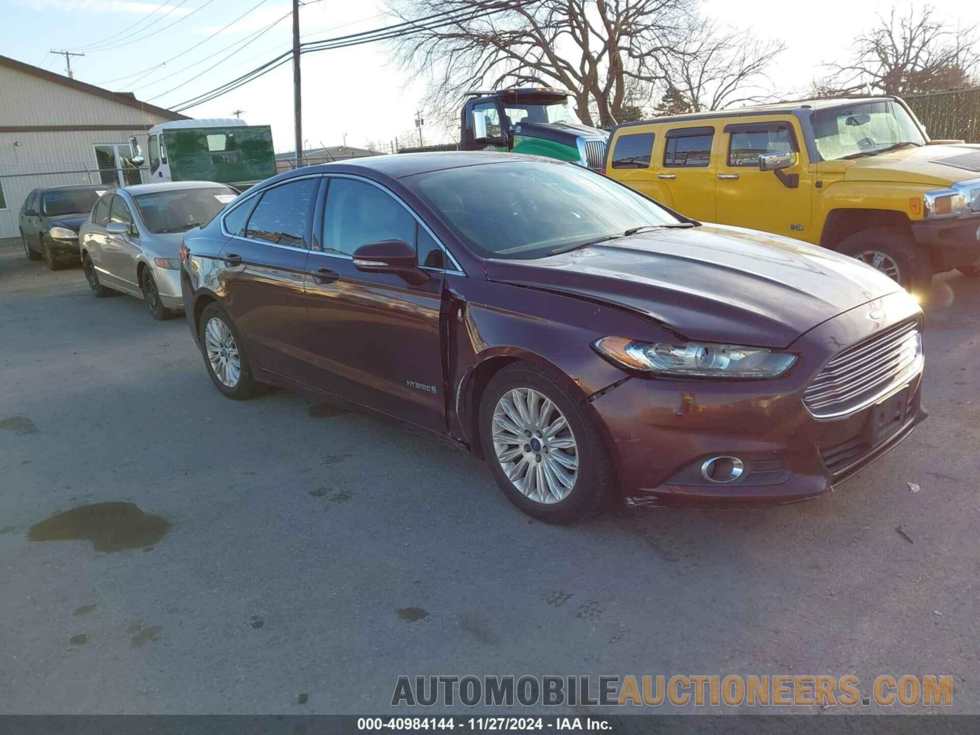 3FA6P0LU9DR236873 FORD FUSION HYBRID 2013