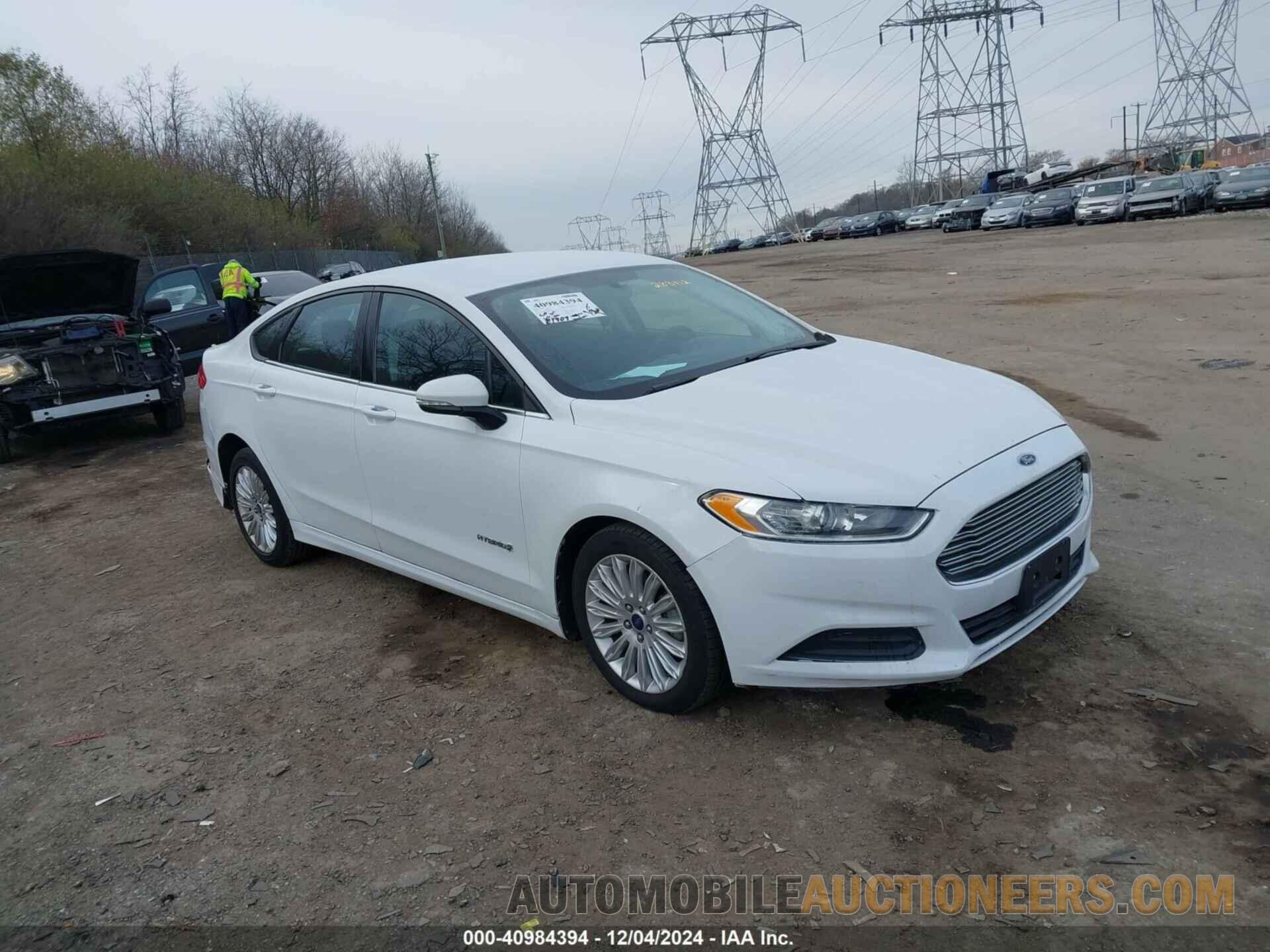 3FA6P0LU9DR283112 FORD FUSION HYBRID 2013