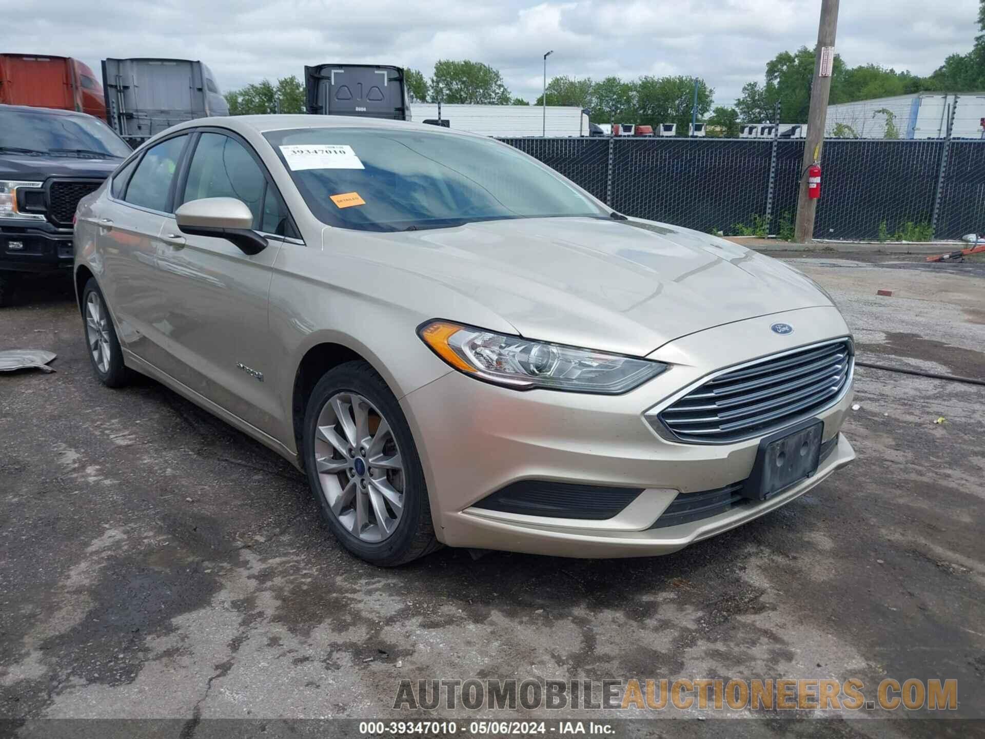 3FA6P0LU9HR385774 FORD FUSION HYBRID 2017