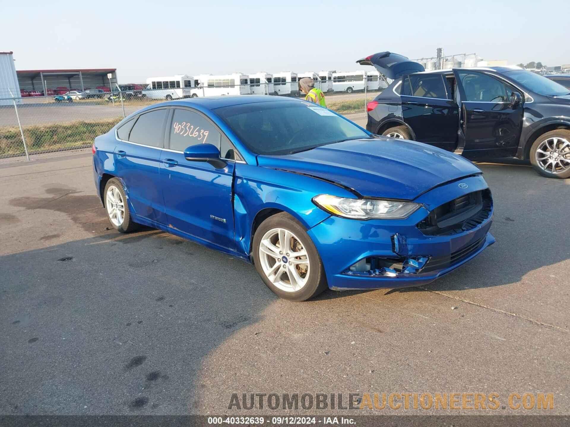 3FA6P0LU9JR116552 FORD FUSION HYBRID 2018