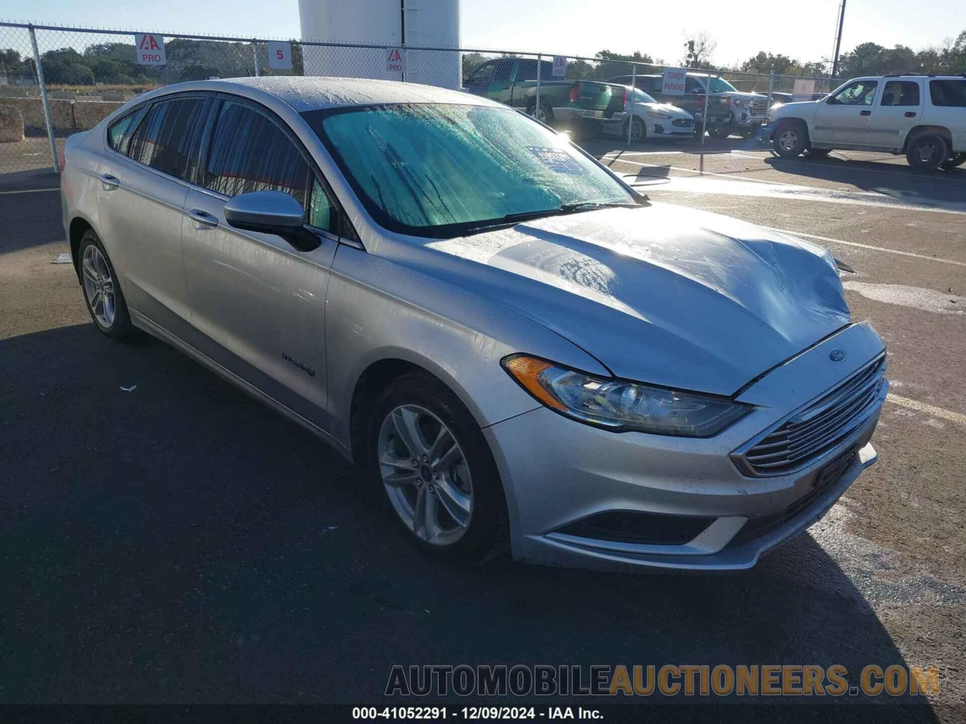 3FA6P0LU9JR141399 FORD FUSION HYBRID 2018