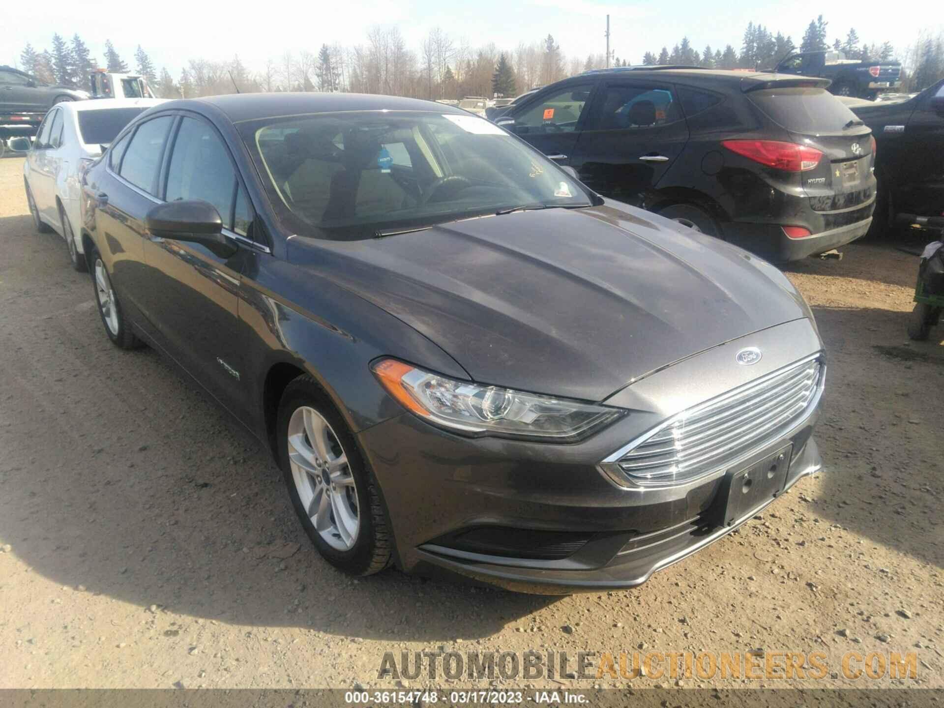 3FA6P0LU9JR145338 FORD FUSION HYBRID 2018