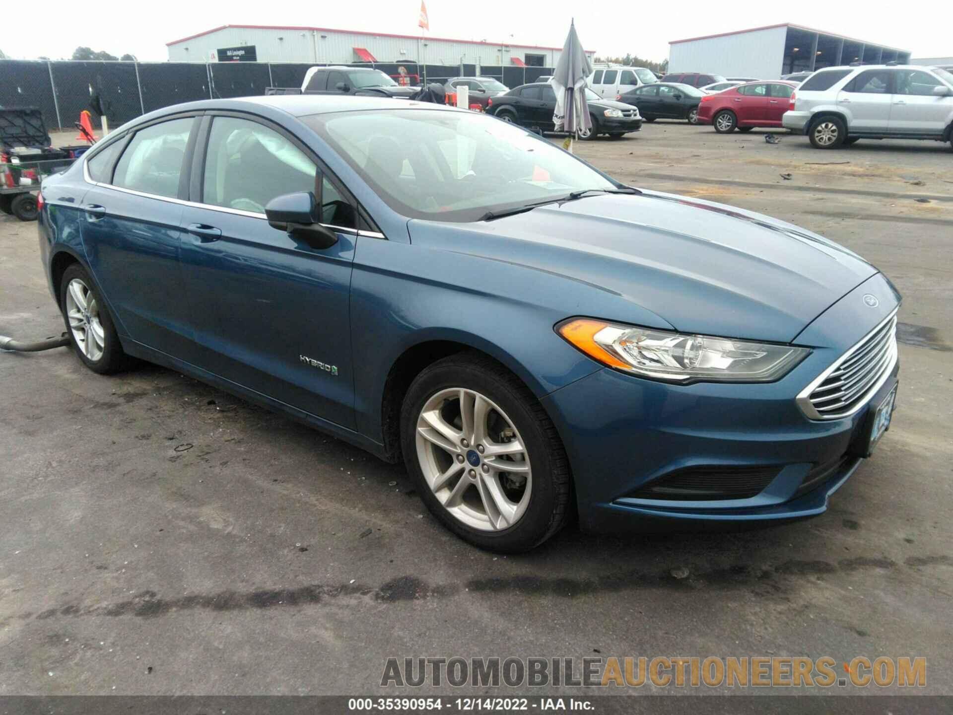 3FA6P0LU9JR153195 FORD FUSION HYBRID 2018