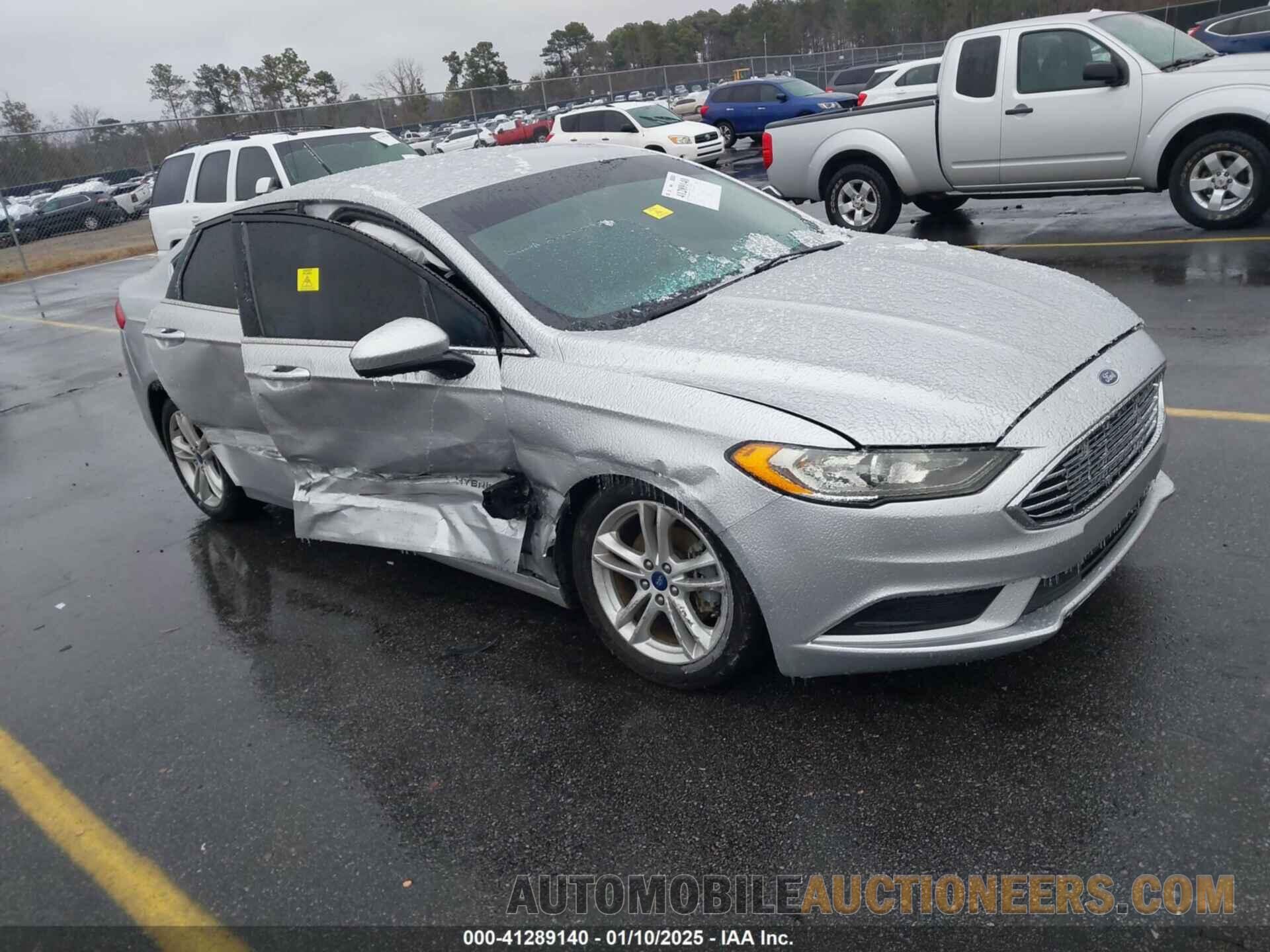 3FA6P0LU9JR172278 FORD FUSION HYBRID 2018