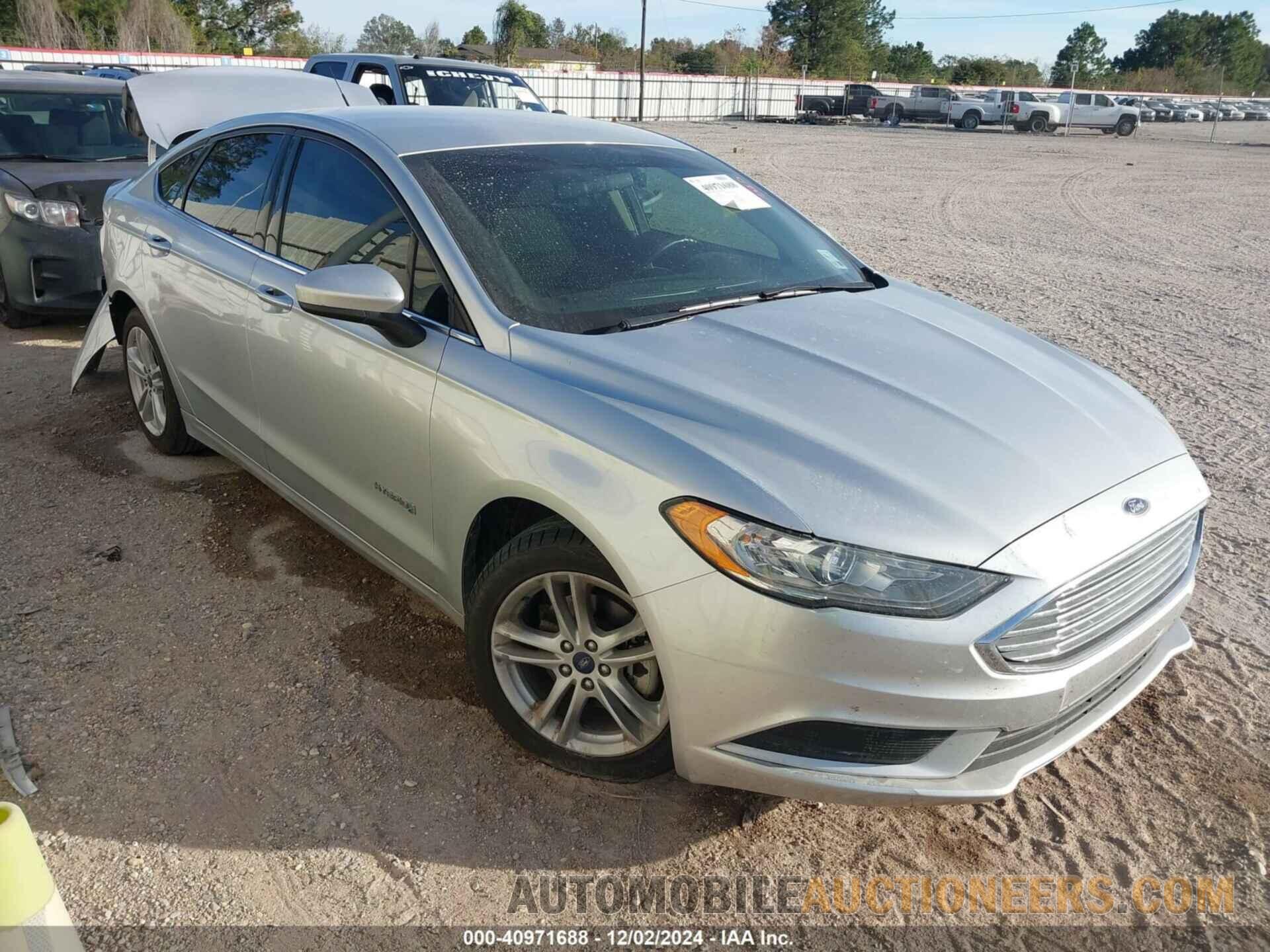 3FA6P0LU9JR208700 FORD FUSION HYBRID 2018