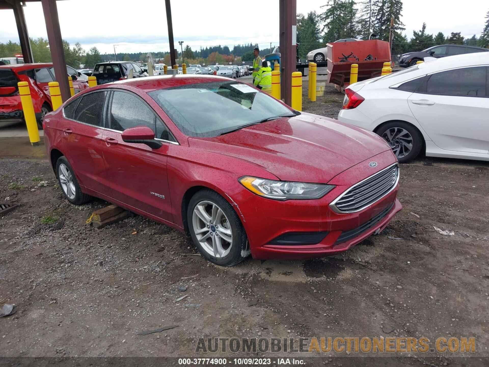 3FA6P0LU9JR221673 FORD FUSION HYBRID 2018