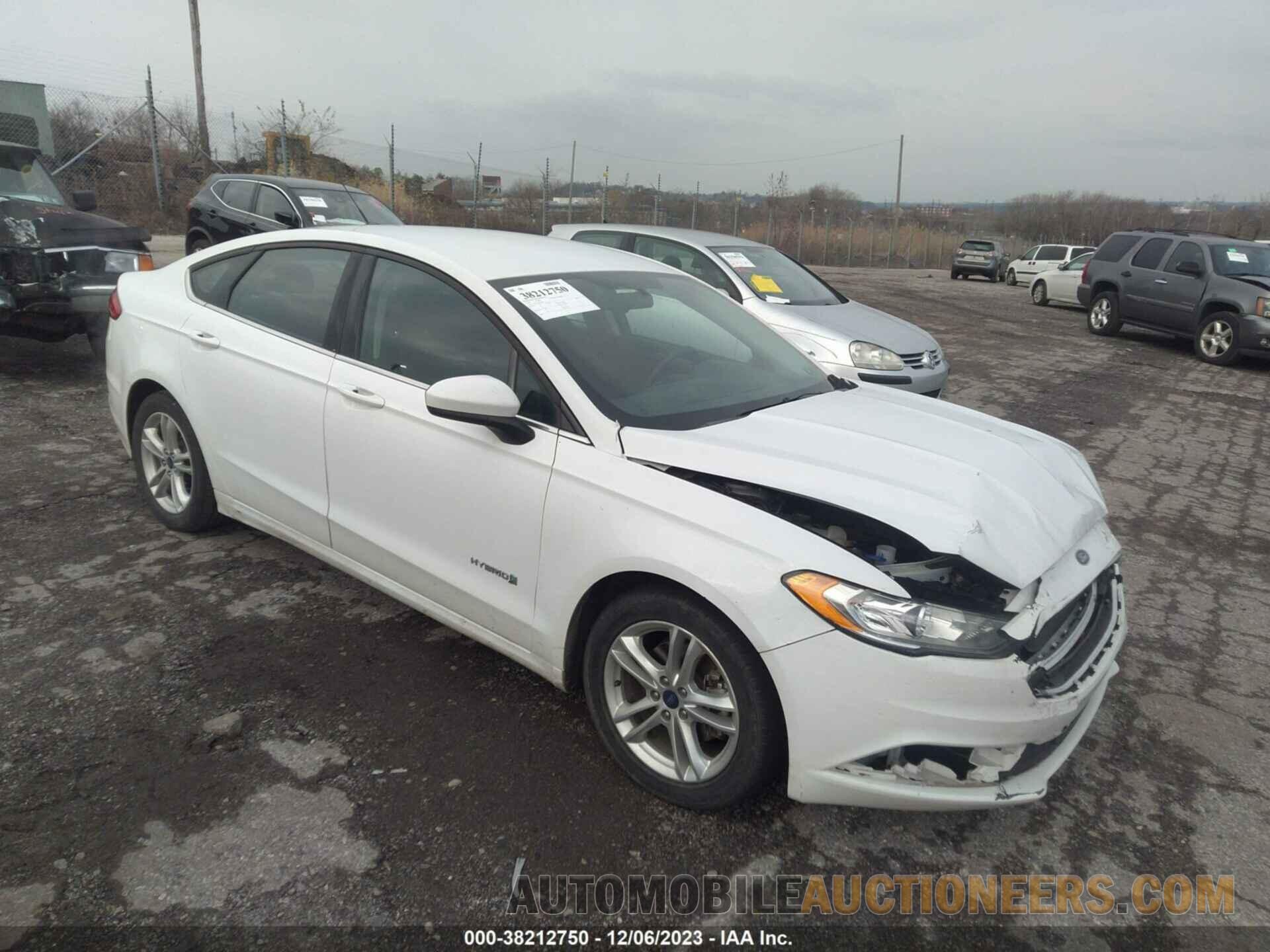 3FA6P0LU9JR228607 FORD FUSION HYBRID 2018