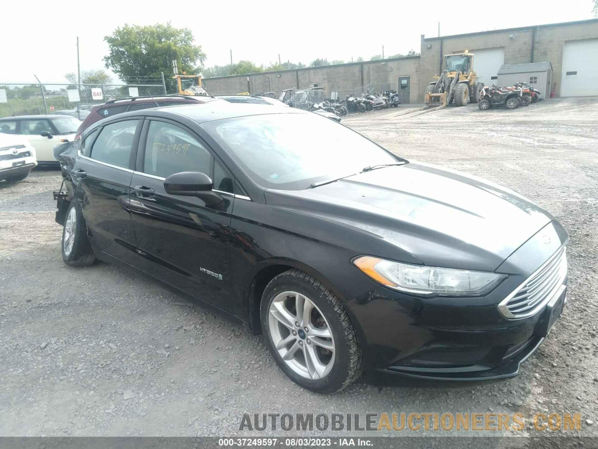 3FA6P0LU9JR269383 FORD FUSION HYBRID 2018