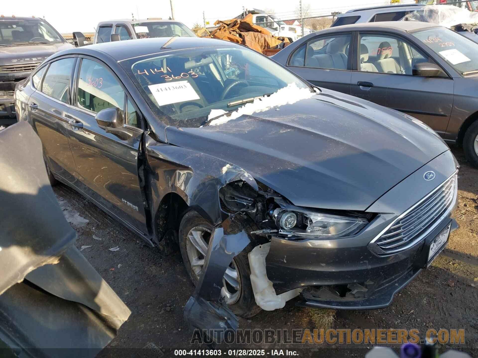 3FA6P0LU9JR279556 FORD FUSION HYBRID 2018