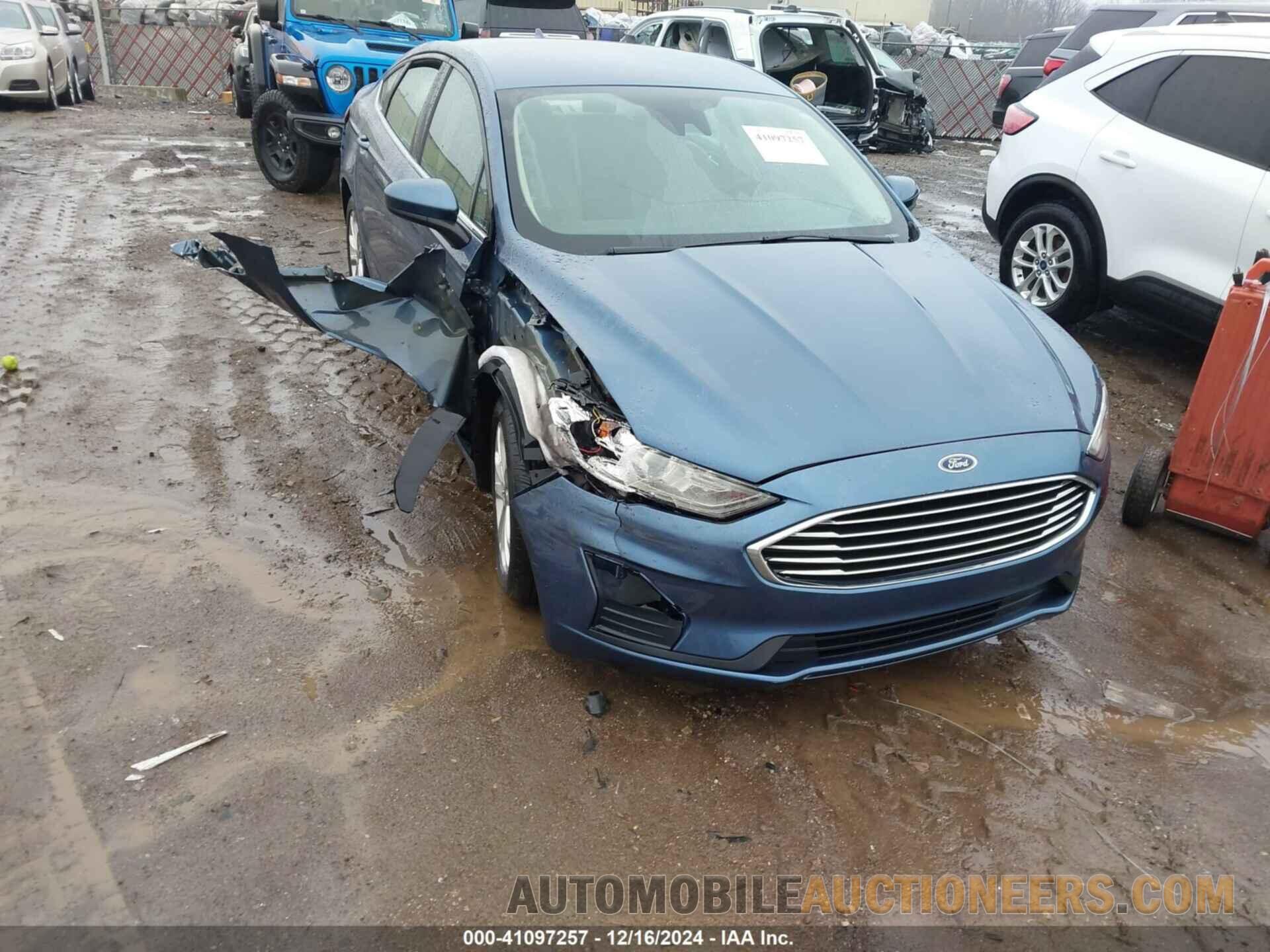 3FA6P0LU9KR107626 FORD FUSION HYBRID 2019