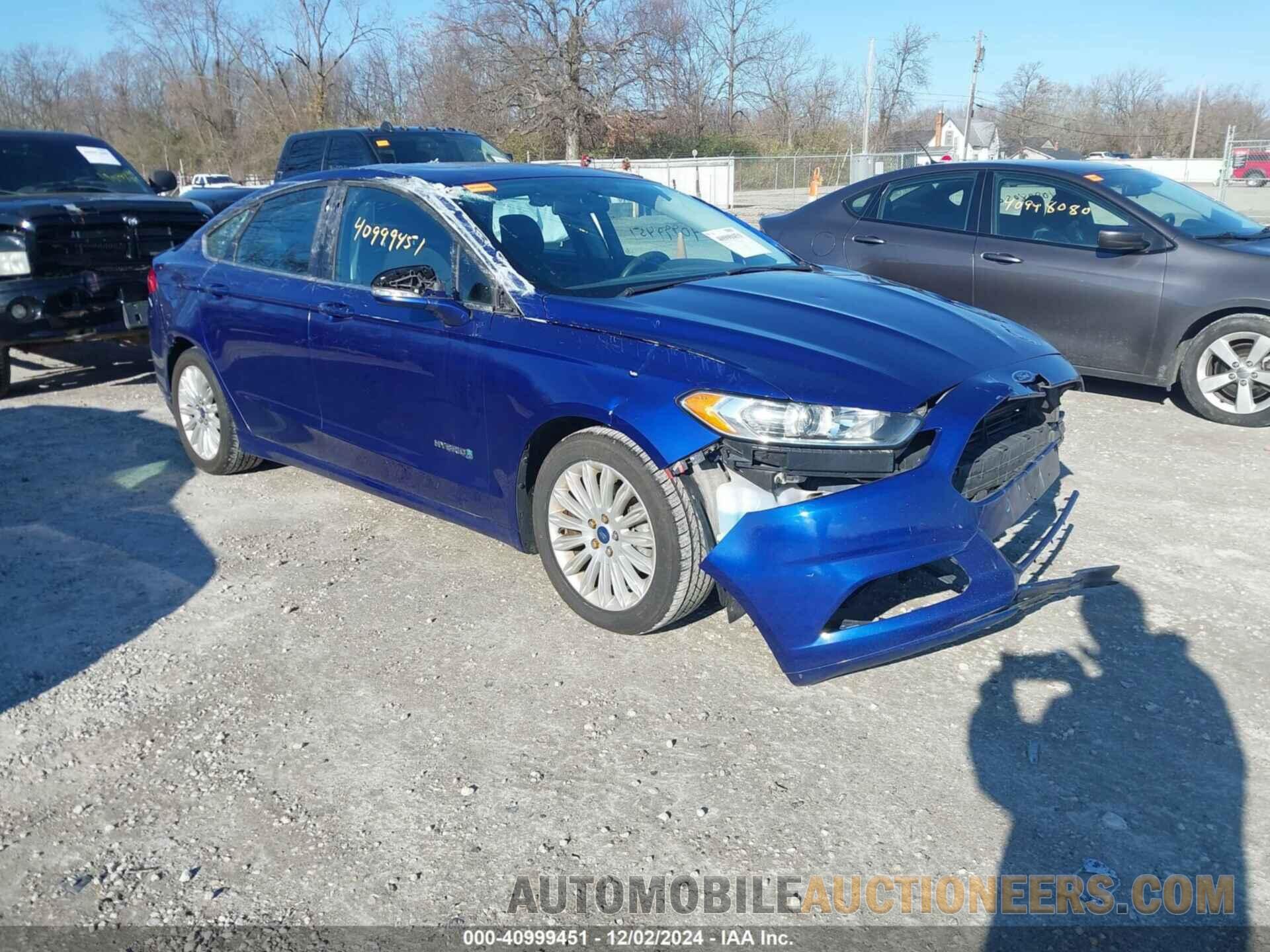 3FA6P0LUXFR195060 FORD FUSION HYBRID 2015