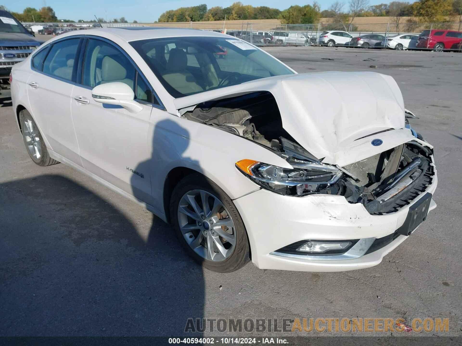 3FA6P0LUXHR266910 FORD FUSION HYBRID 2017