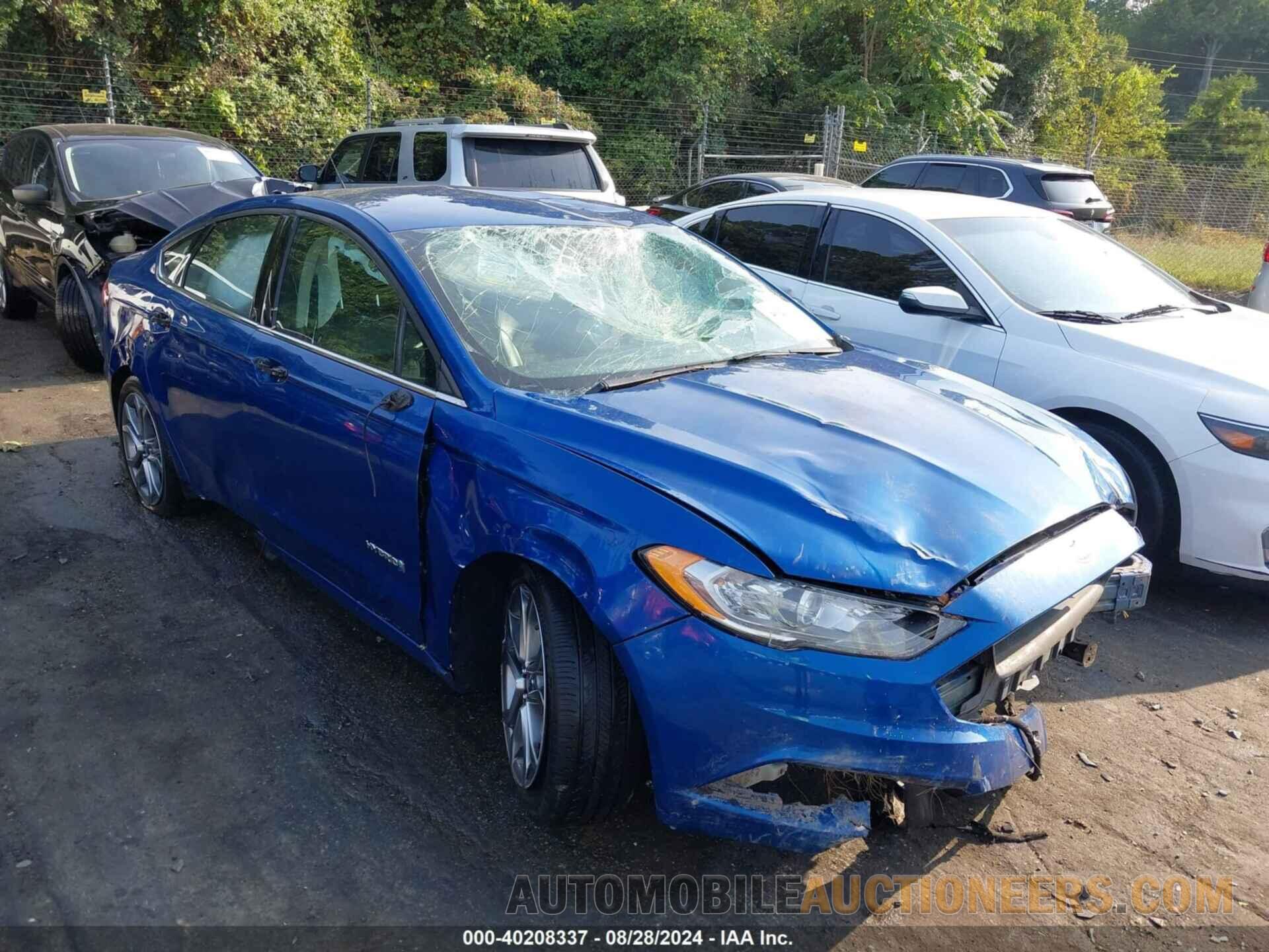 3FA6P0LUXHR373813 FORD FUSION HYBRID 2017