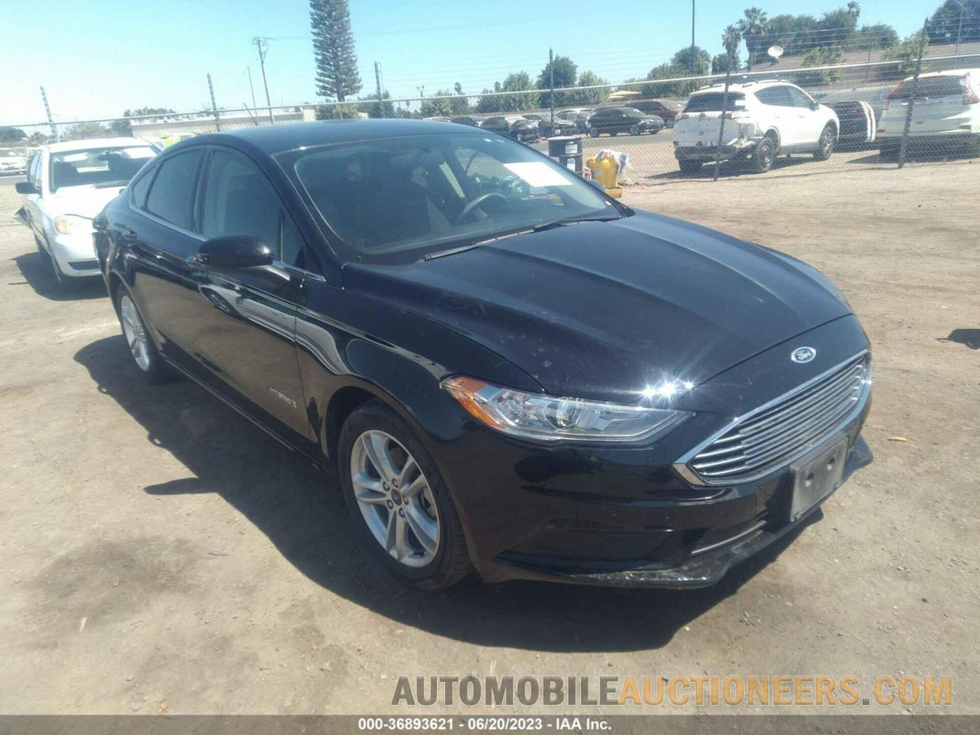 3FA6P0LUXJR115572 FORD FUSION HYBRID 2018