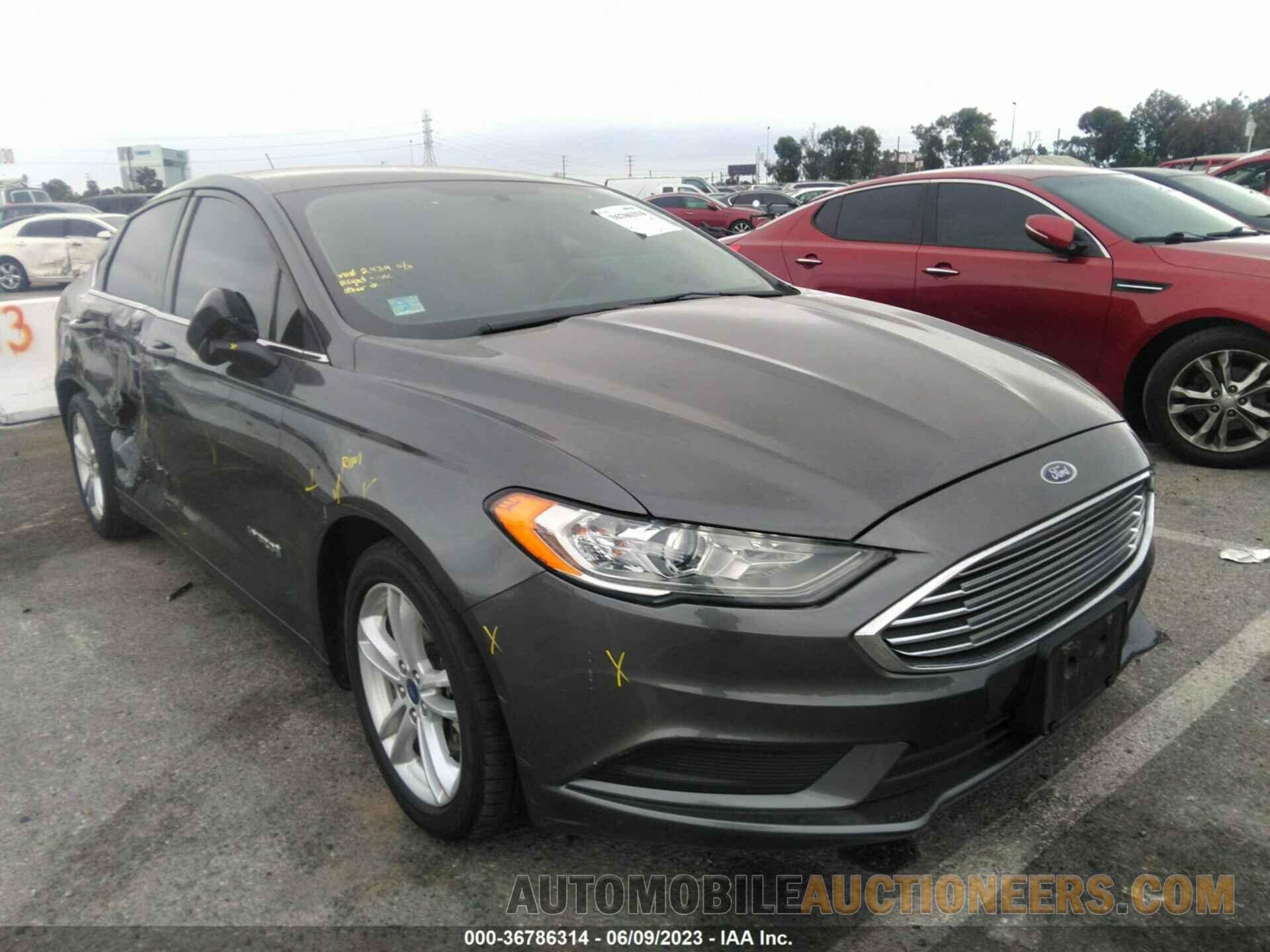 3FA6P0LUXJR118150 FORD FUSION HYBRID 2018