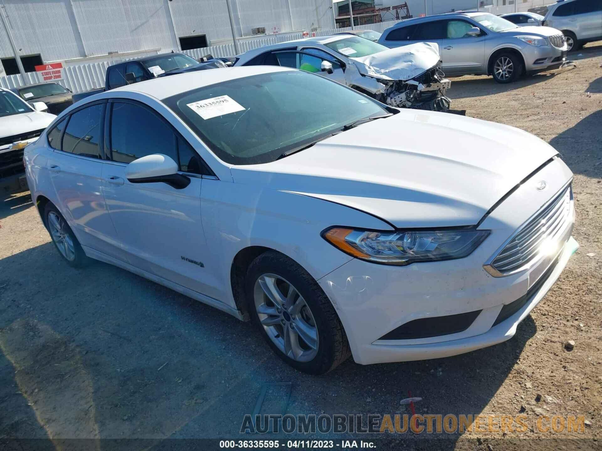 3FA6P0LUXJR155649 FORD FUSION HYBRID 2018