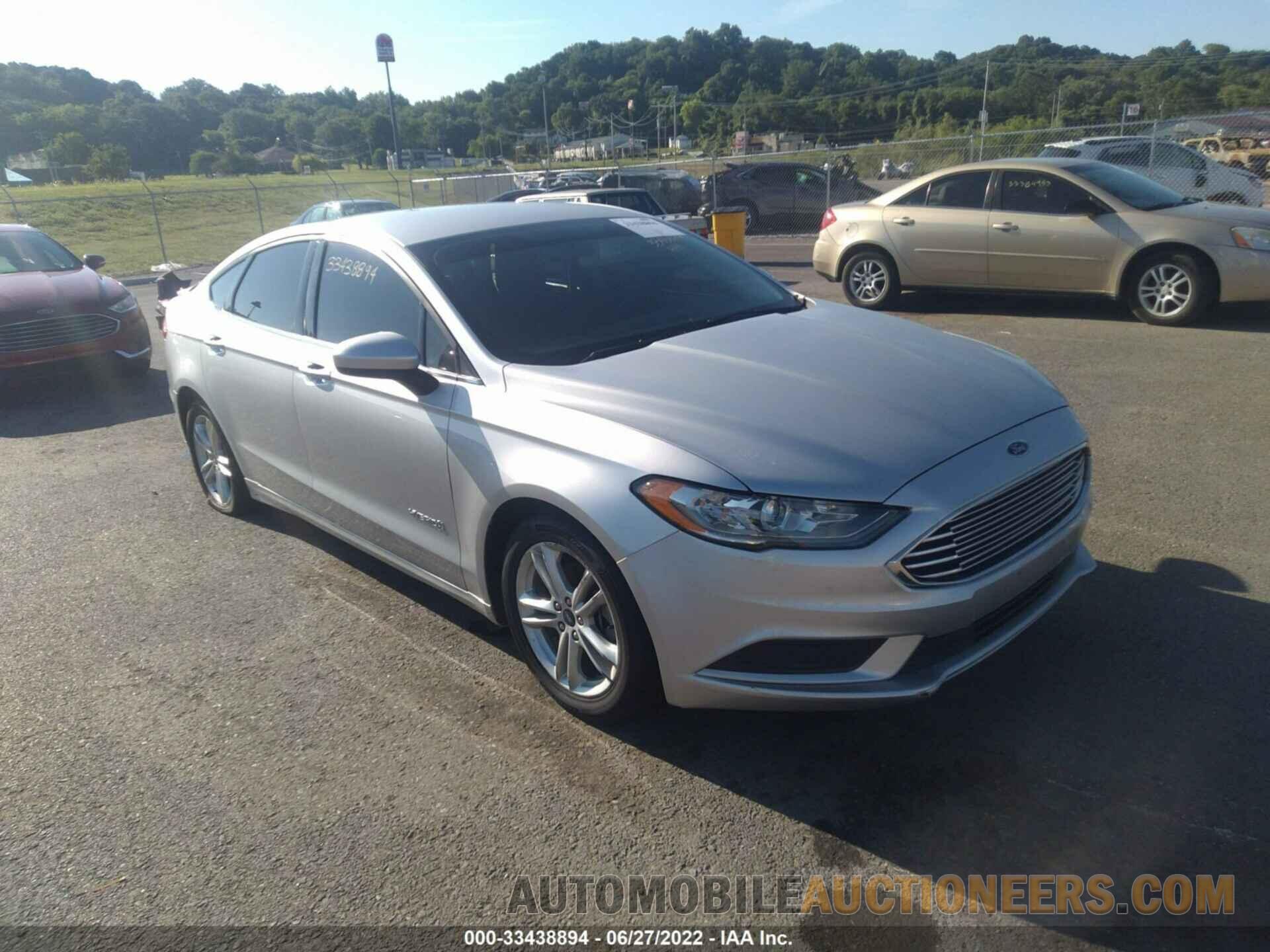 3FA6P0LUXJR161905 FORD FUSION HYBRID 2018