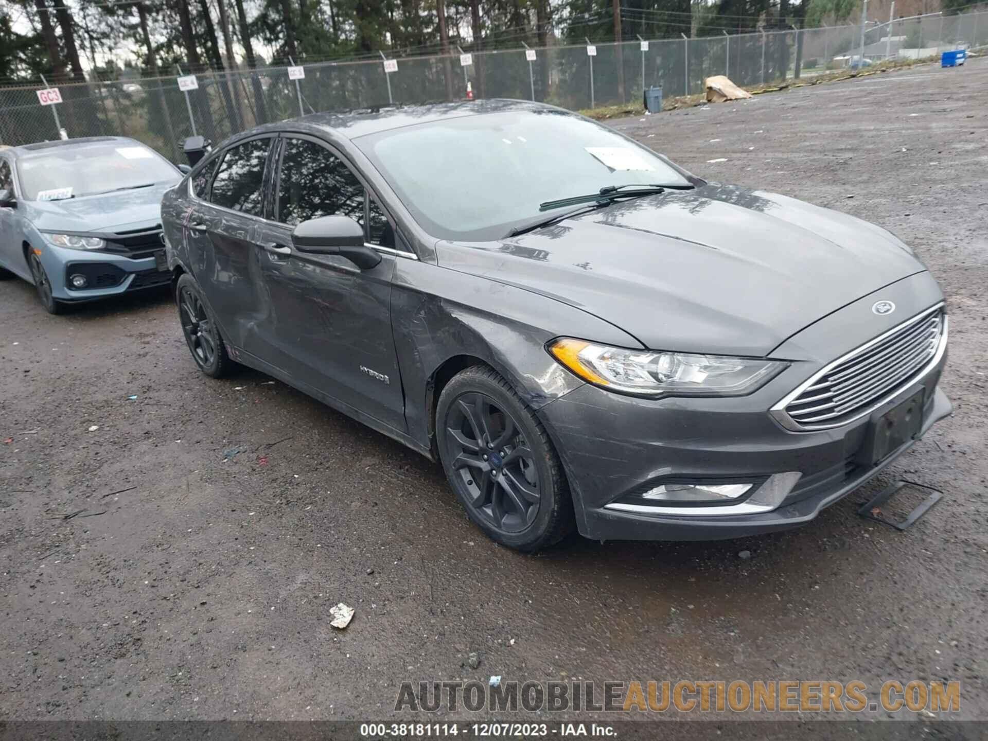 3FA6P0LUXJR181426 FORD FUSION HYBRID 2018