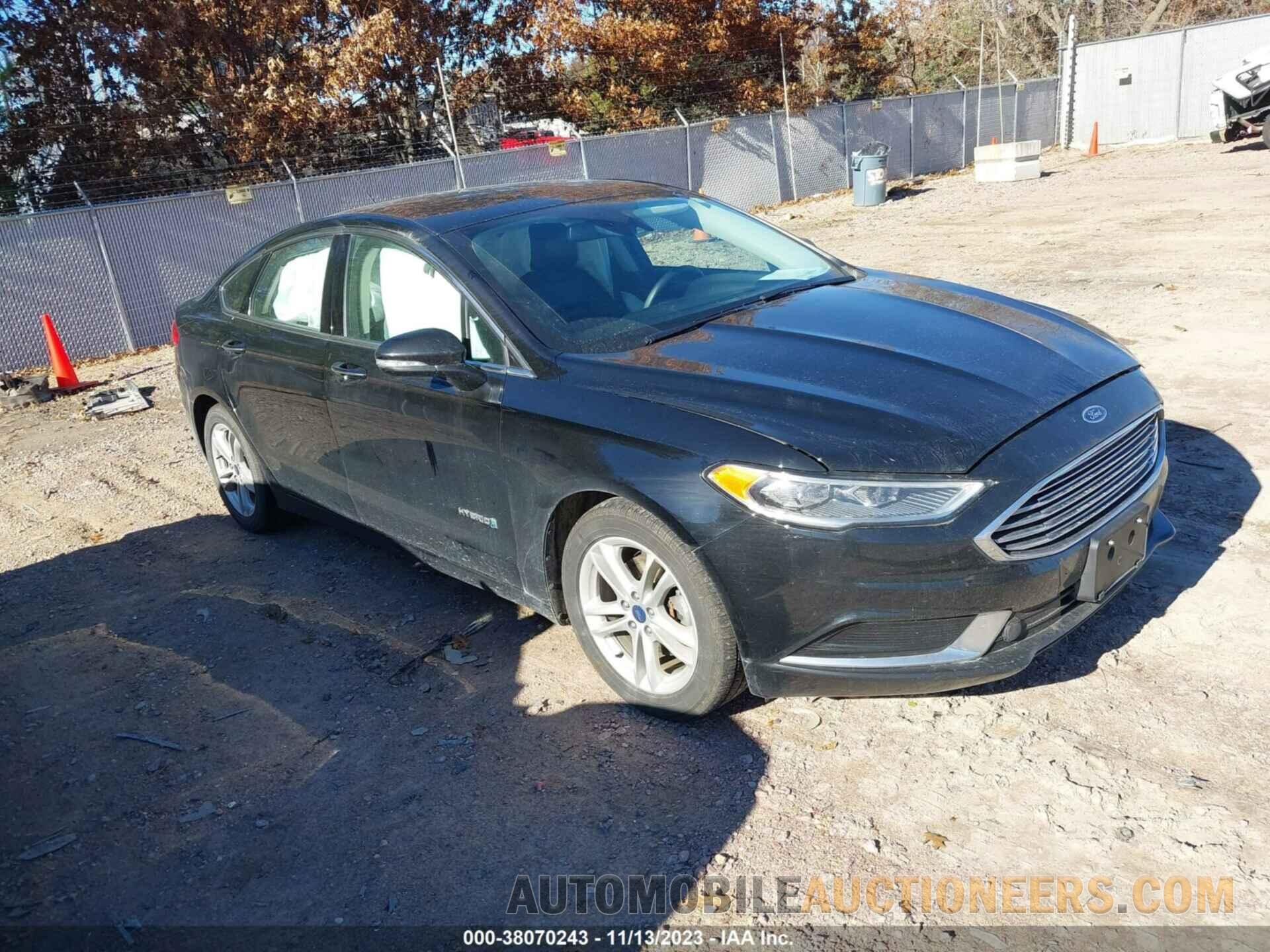 3FA6P0LUXJR223495 FORD FUSION HYBRID 2018