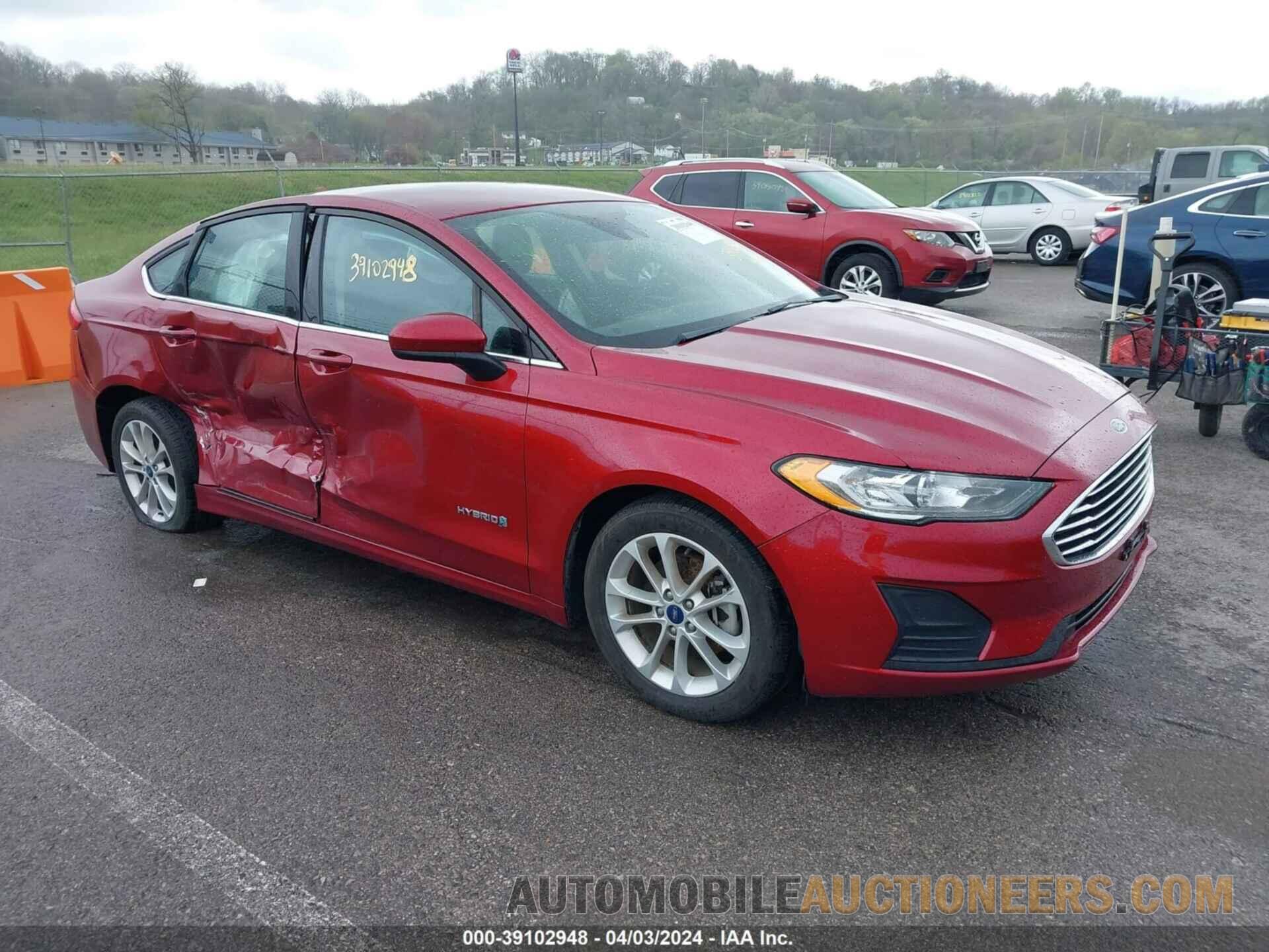 3FA6P0LUXKR263058 FORD FUSION HYBRID 2019