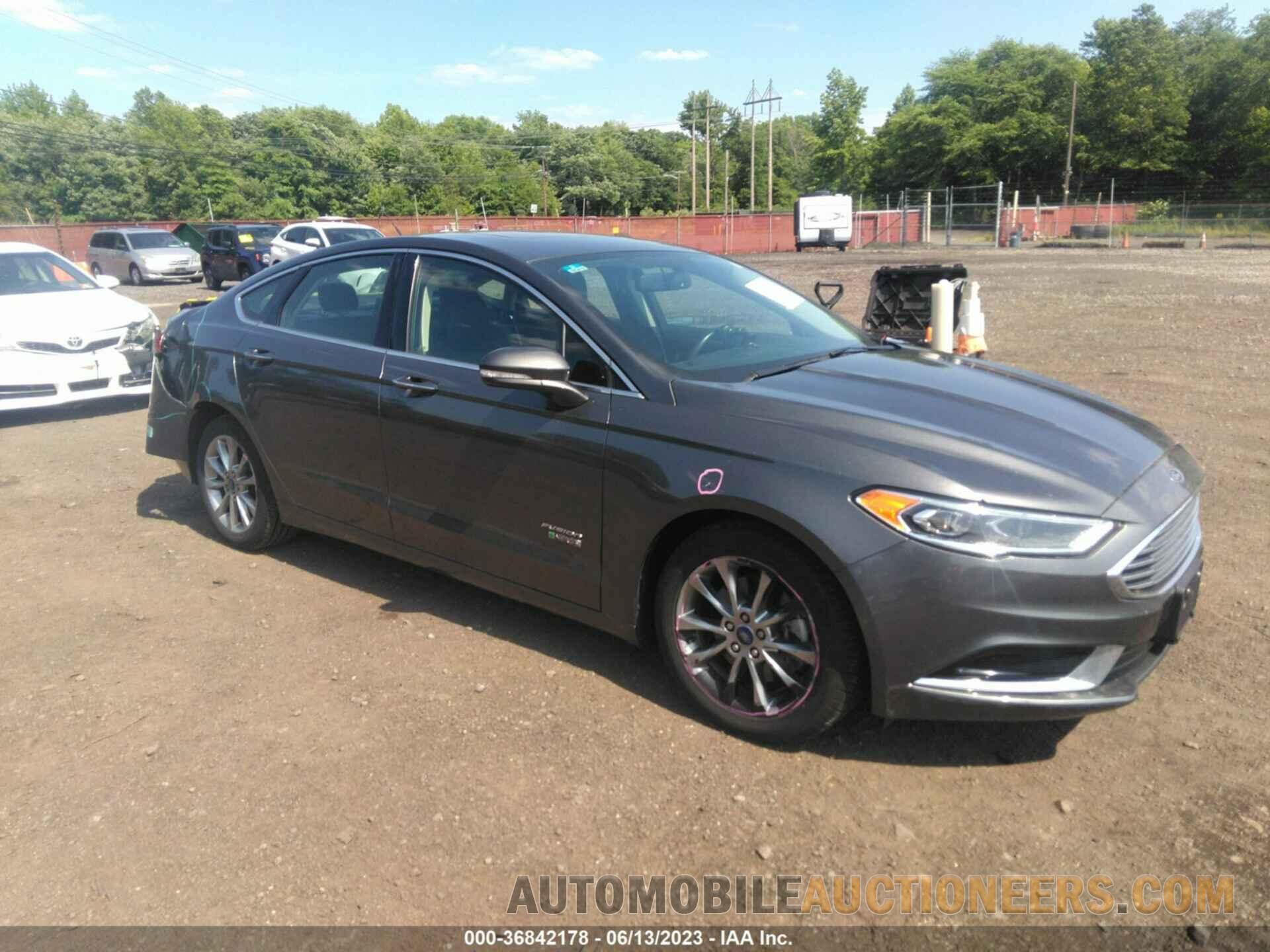 3FA6P0PU6JR123582 FORD FUSION ENERGI 2018